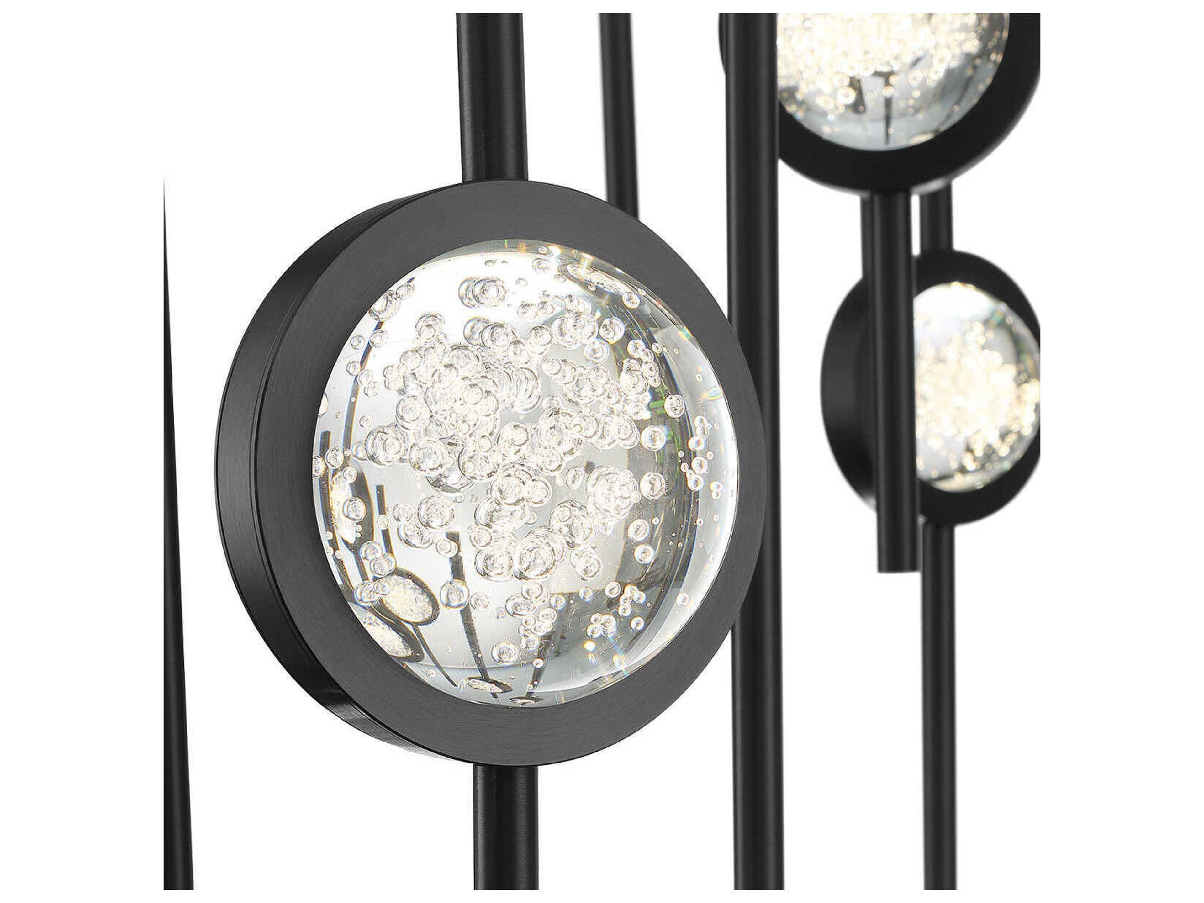 Eurofase Barletta Black Linear Island Pendant