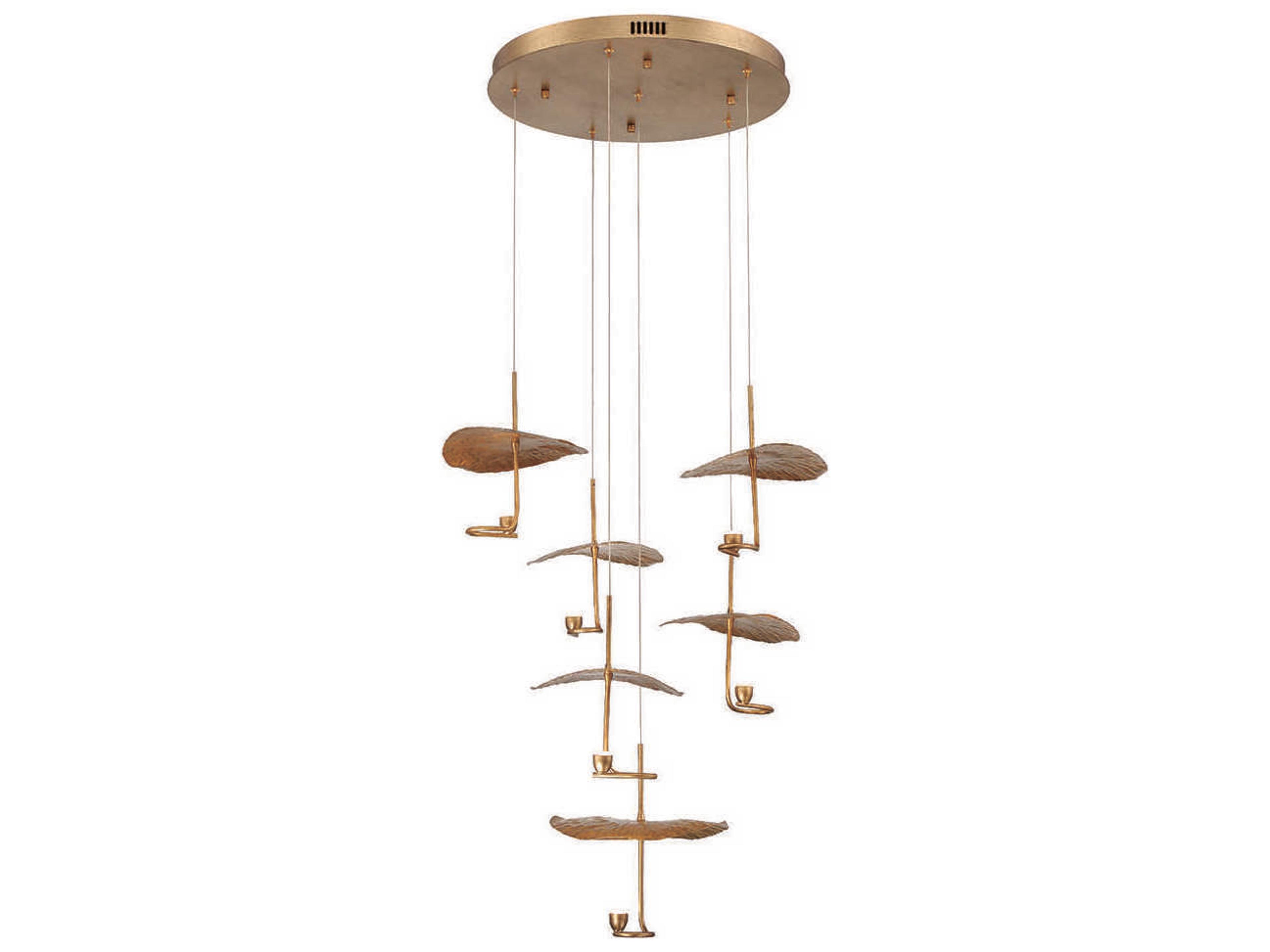 Lagatto 6-Light Bronze LED Pendant
