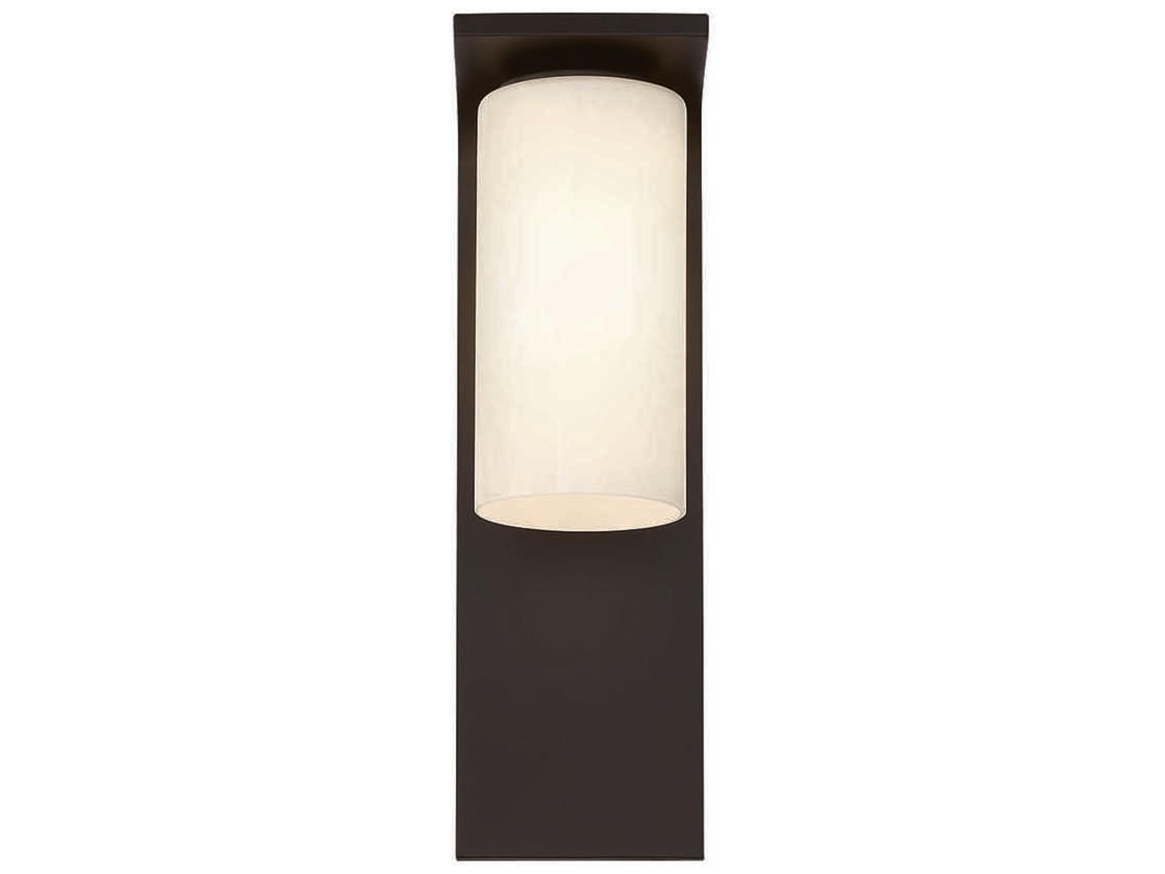 Colonne Outdoor Wall Sconce in Satin Black