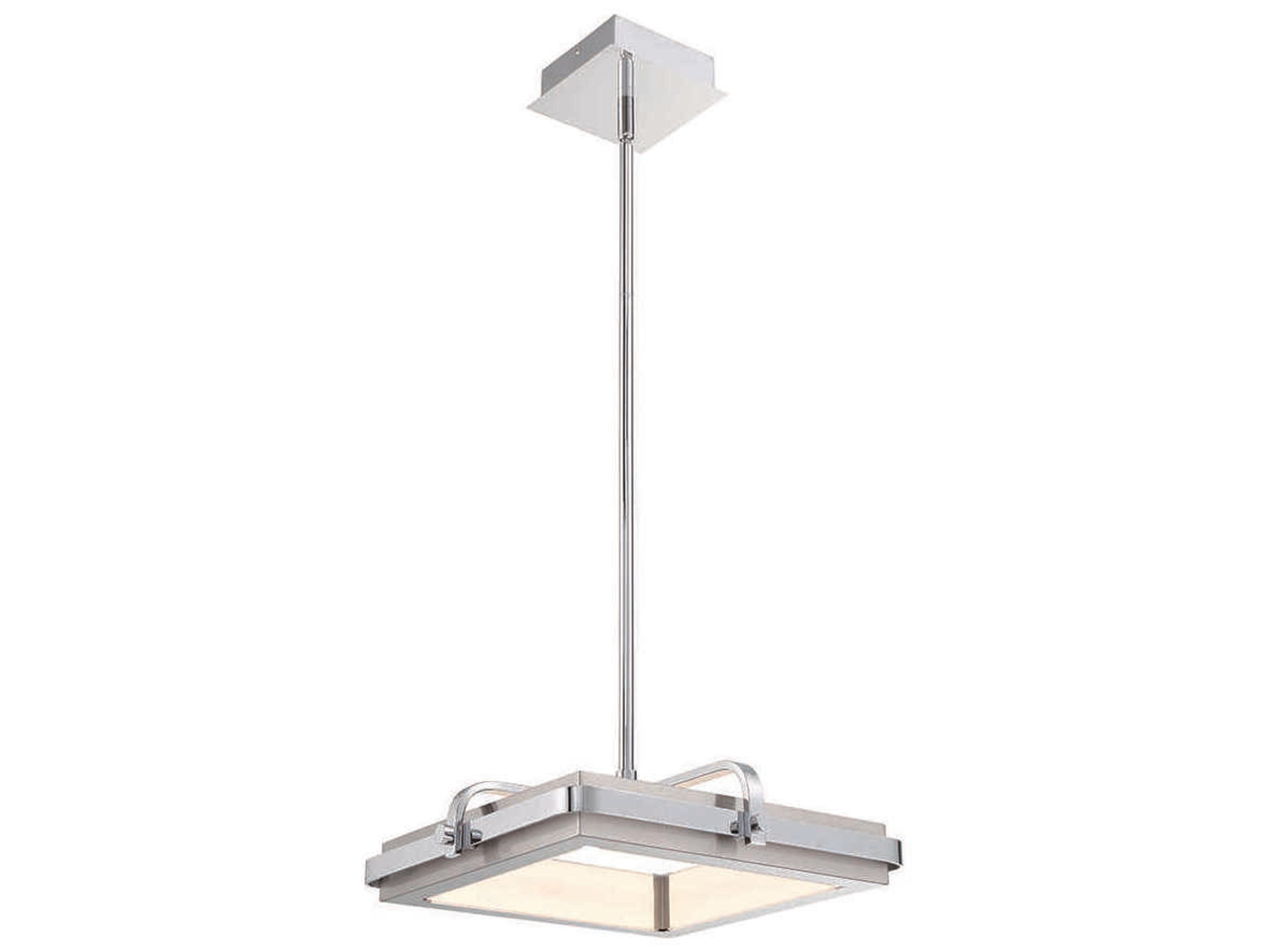 Eurofase Annilo 1-Light Chrome And Nickel Glass LED Linear Pendant