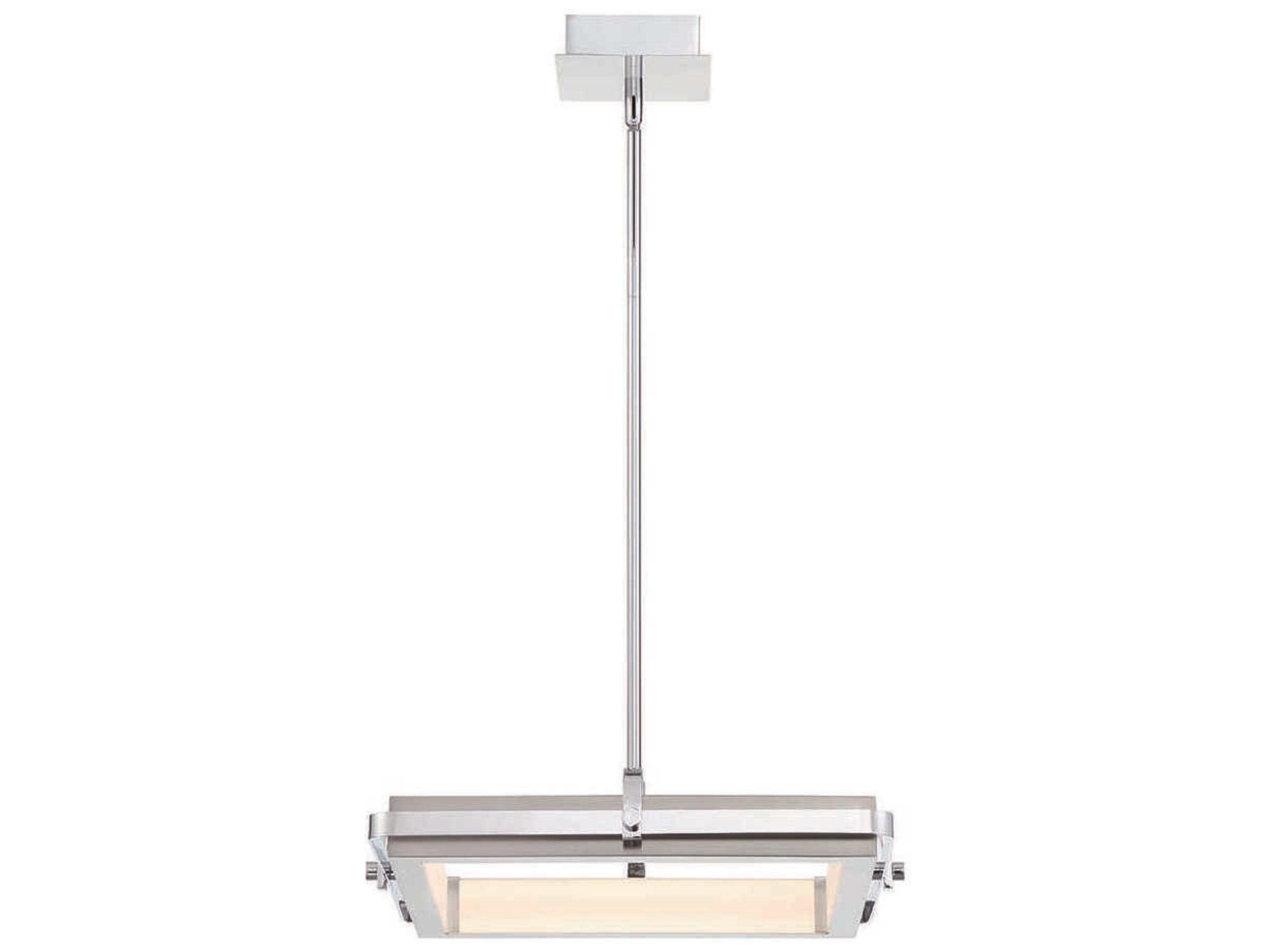Eurofase Annilo 1-Light Chrome And Nickel Glass LED Linear Pendant