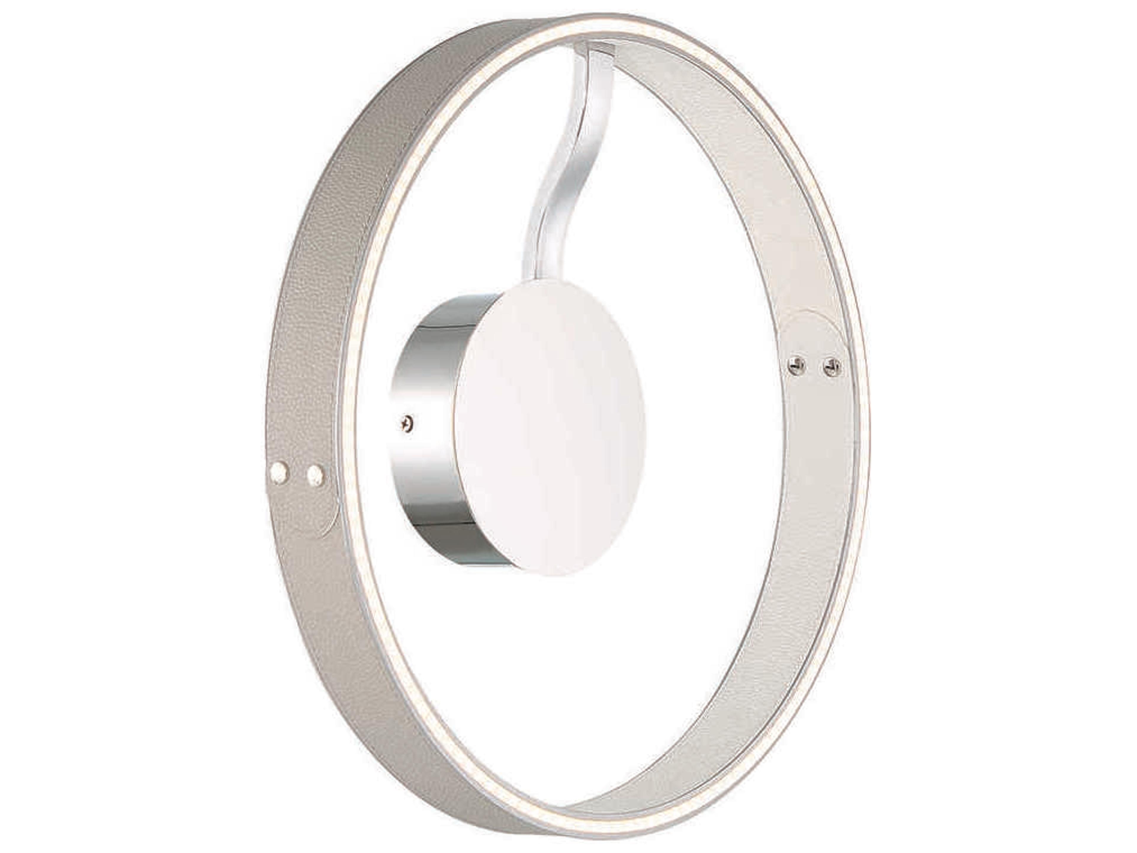 Eurofase Verdura 1-Light Grey White LED Wall Sconce