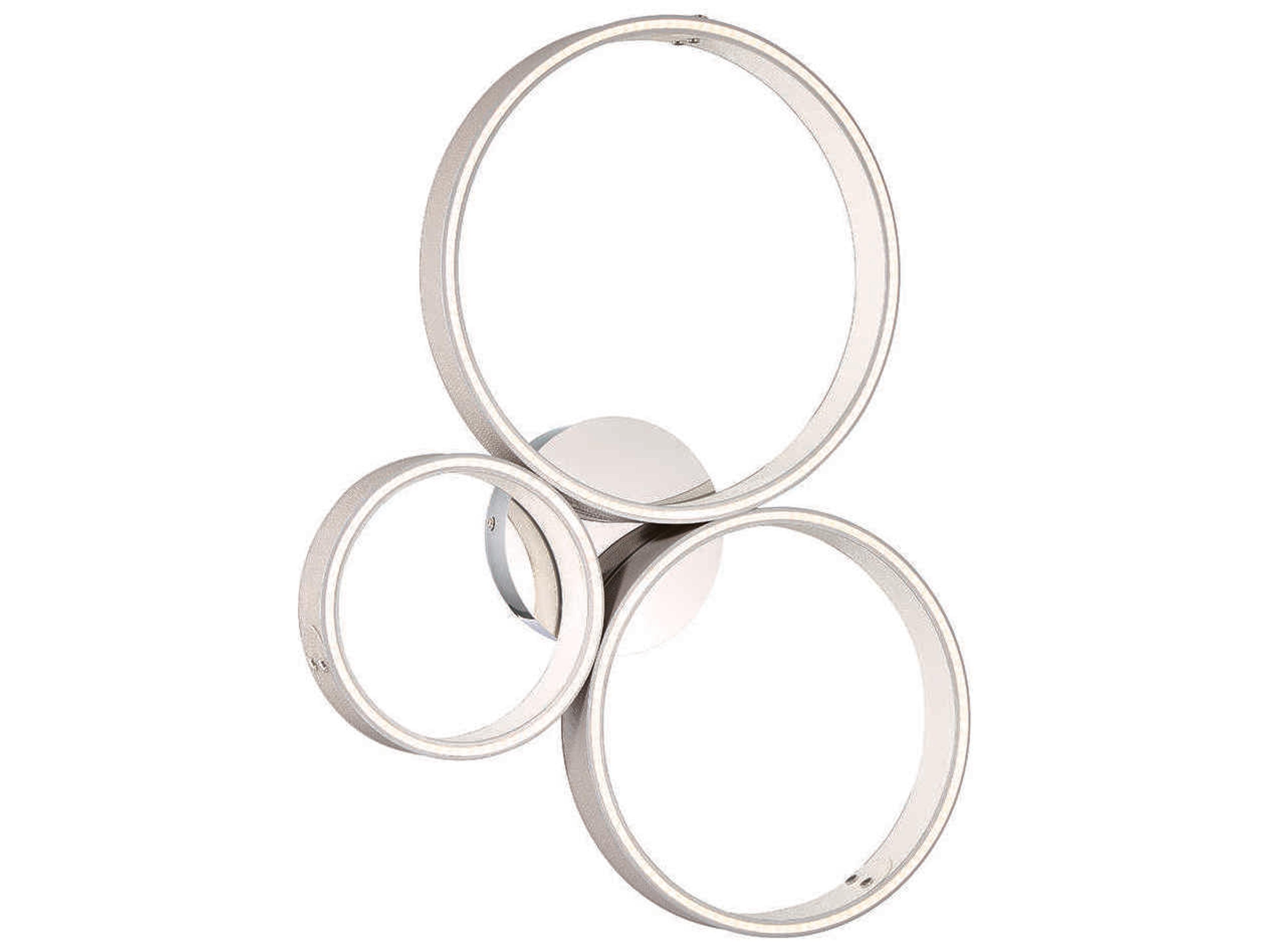 Verdura 1-Light Grey White LED Wall Sconce