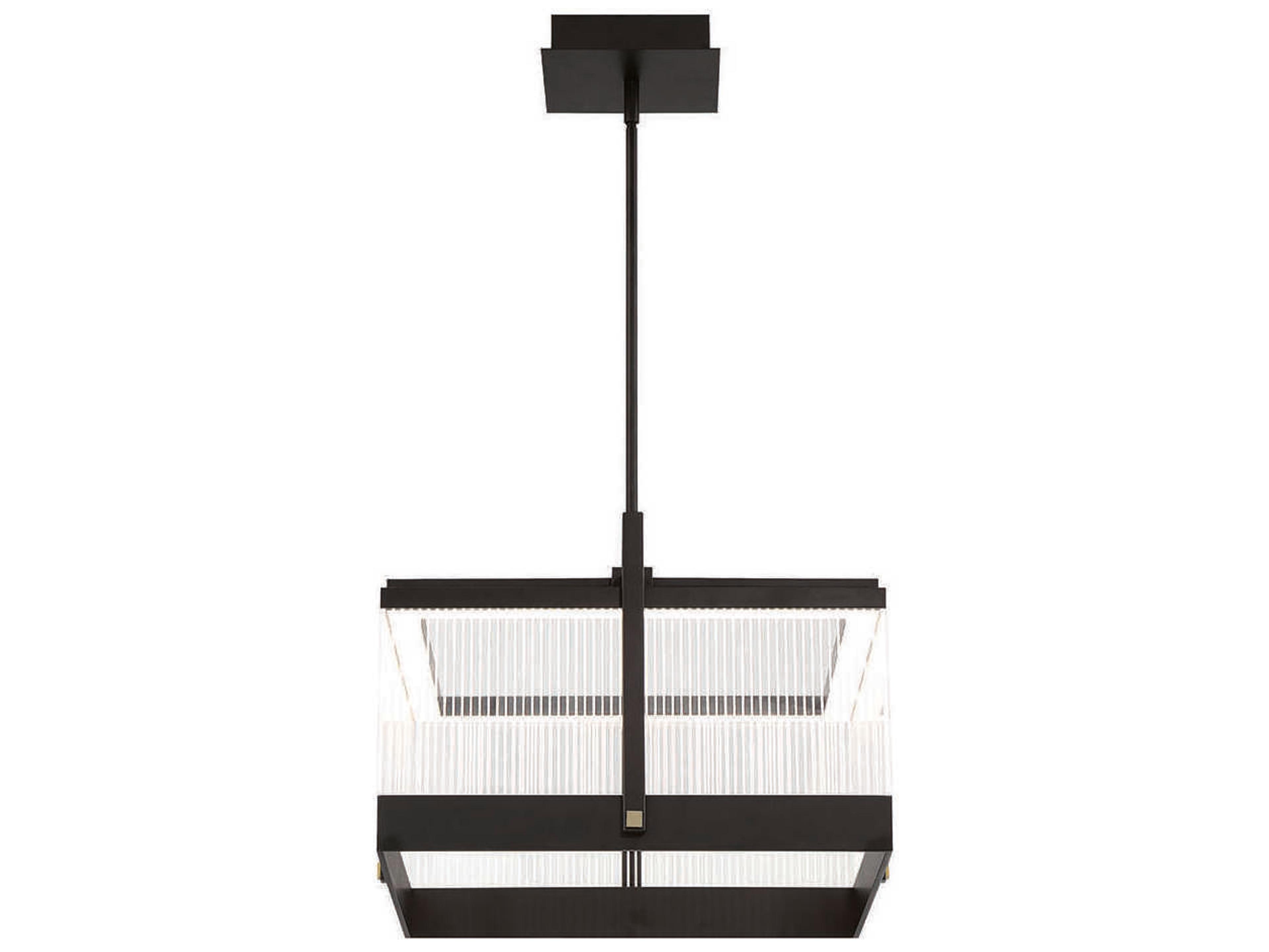 Eurofase Tye 1-Light Black LED Linear Pendant