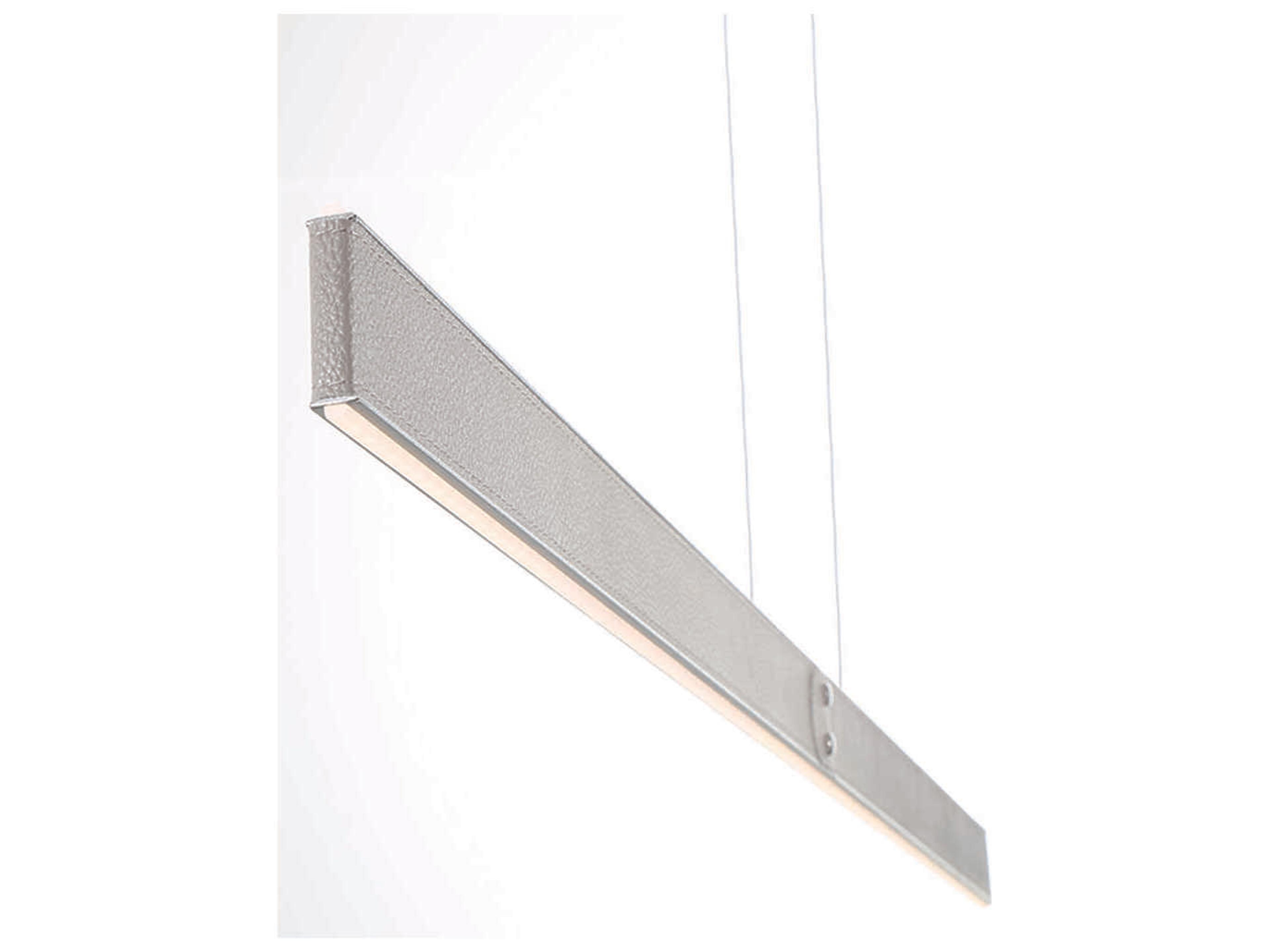 Eurofase Verdura 1-Light Grey LED Linear Island Pendant