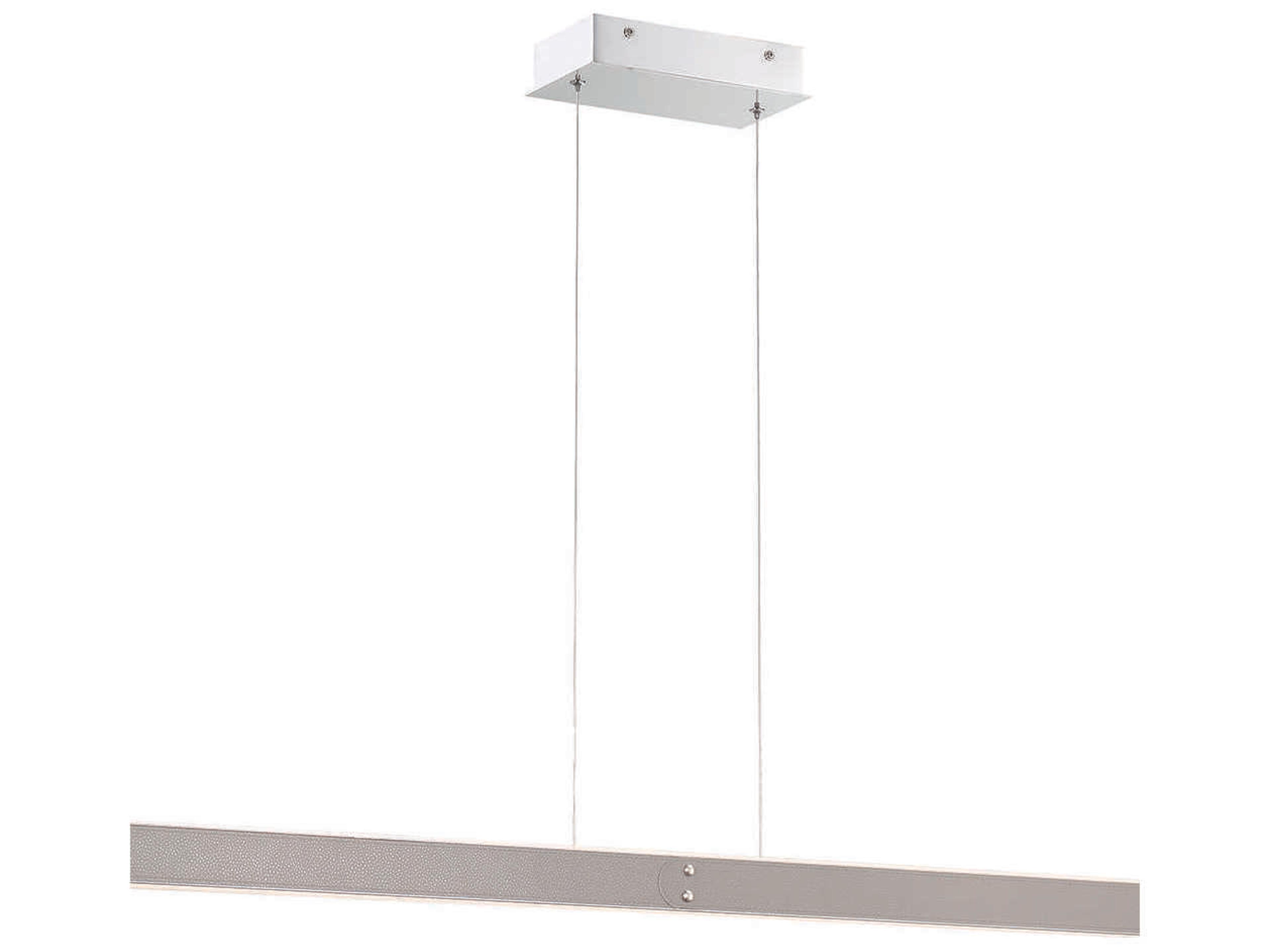 Eurofase Verdura 1-Light Grey LED Linear Island Pendant