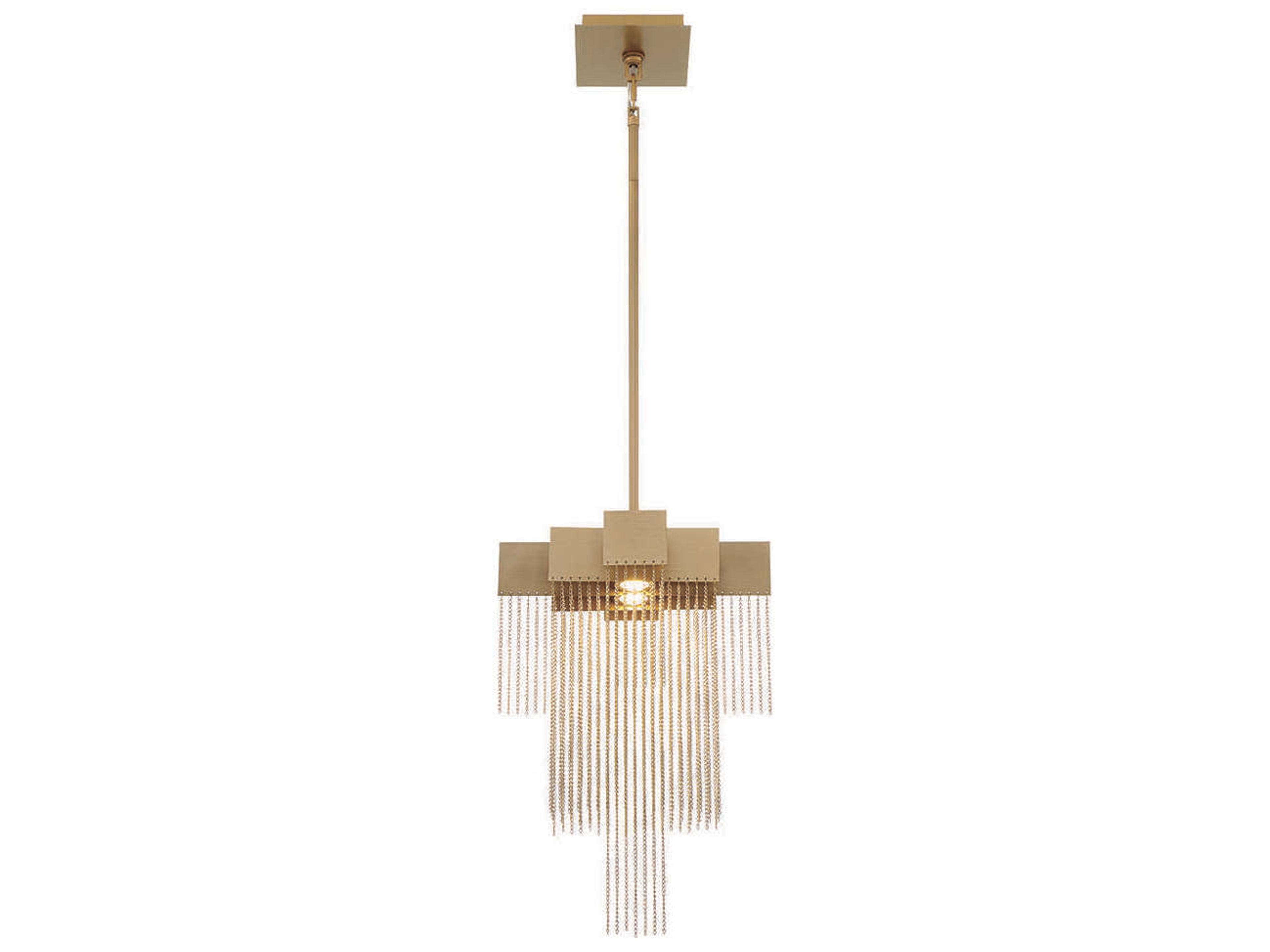 Eurofase Bloomfield 2-Light Gold LED Linear Pendant