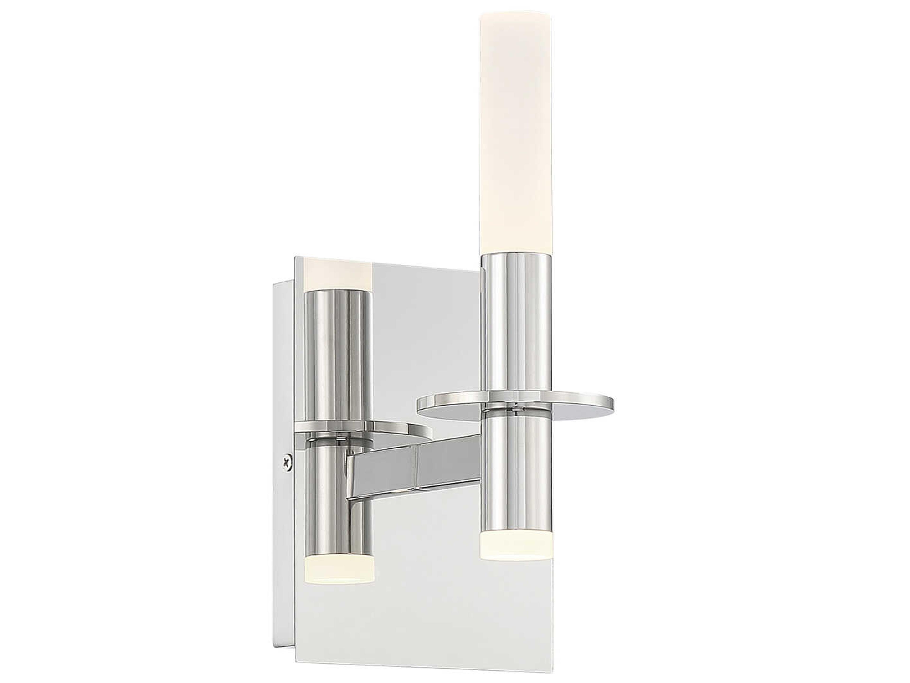 Eurofase Torna 2-Light Polished Nickel LED Wall Sconce