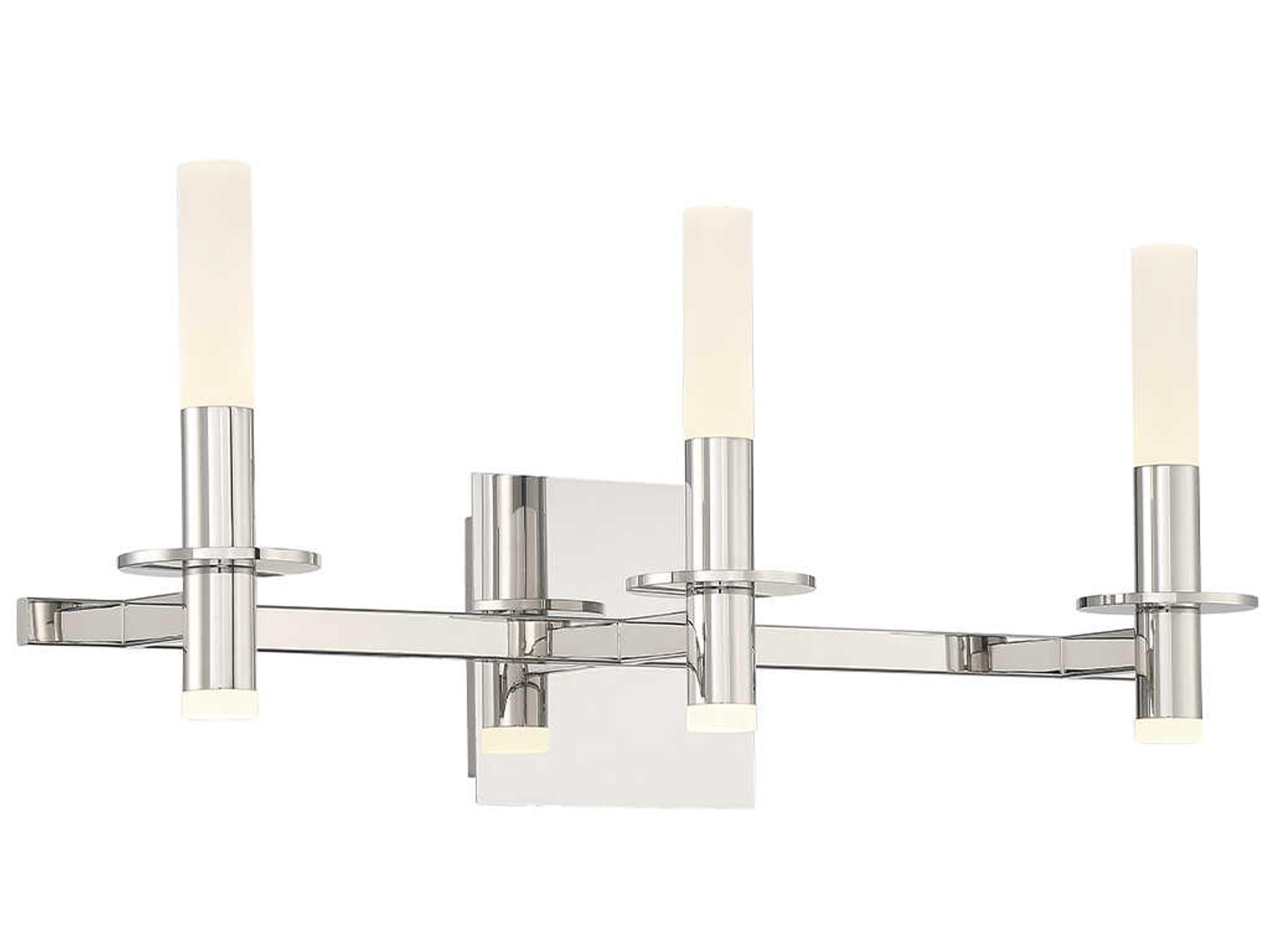 Eurofase Torna 6-Light Polished Nickel LED Vanity Light