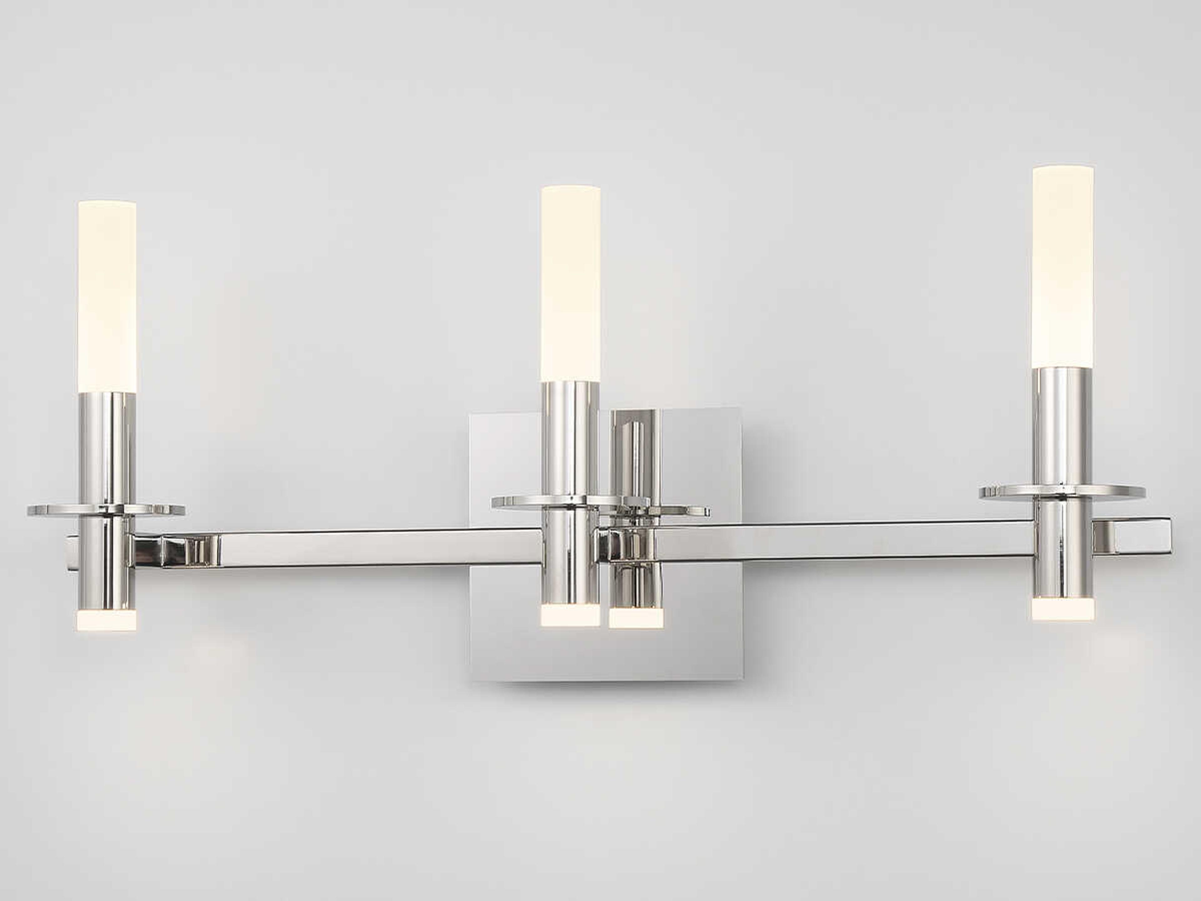 Eurofase Torna 6-Light Polished Nickel LED Vanity Light
