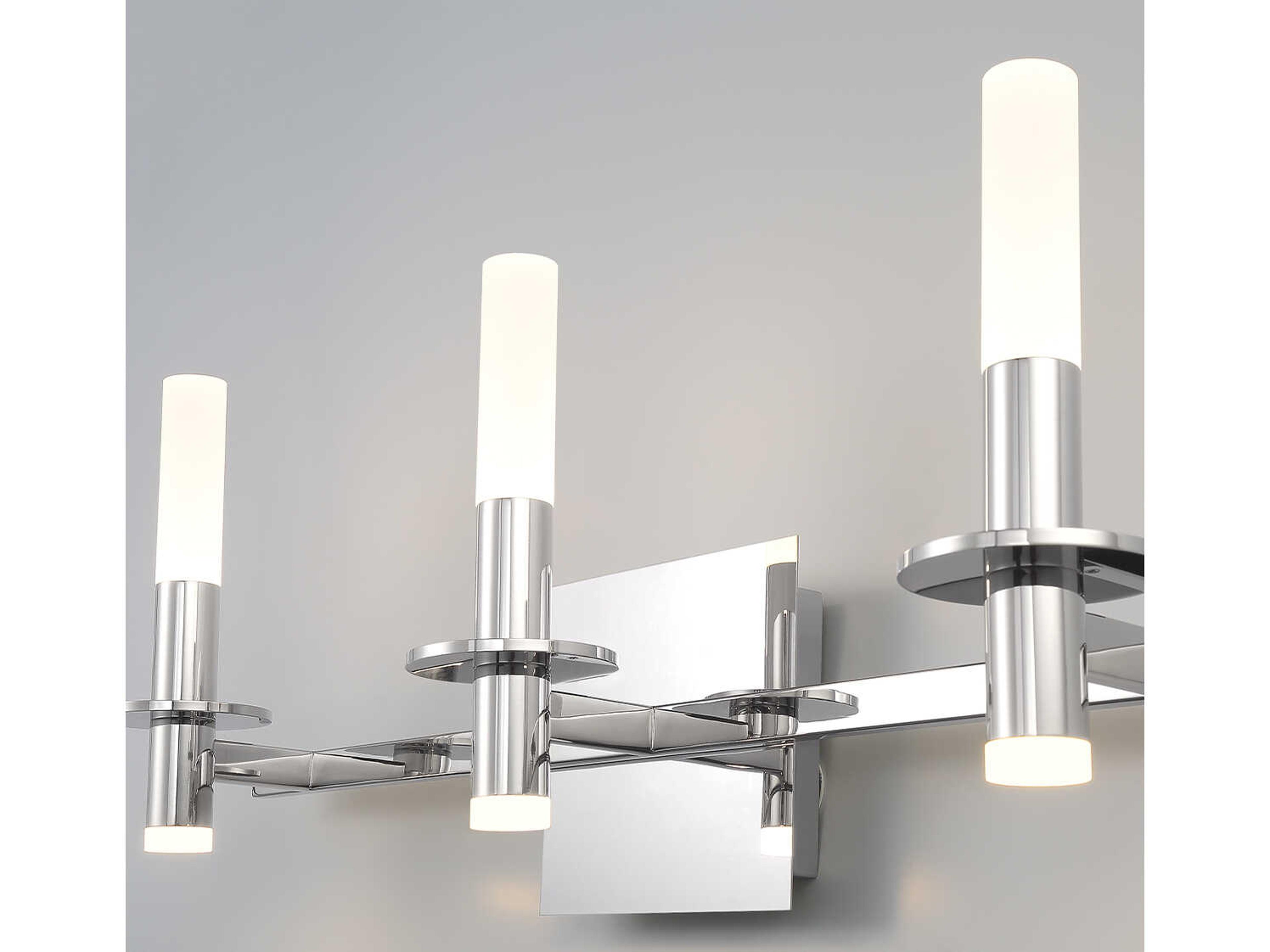 Eurofase Torna 6-Light Polished Nickel LED Vanity Light