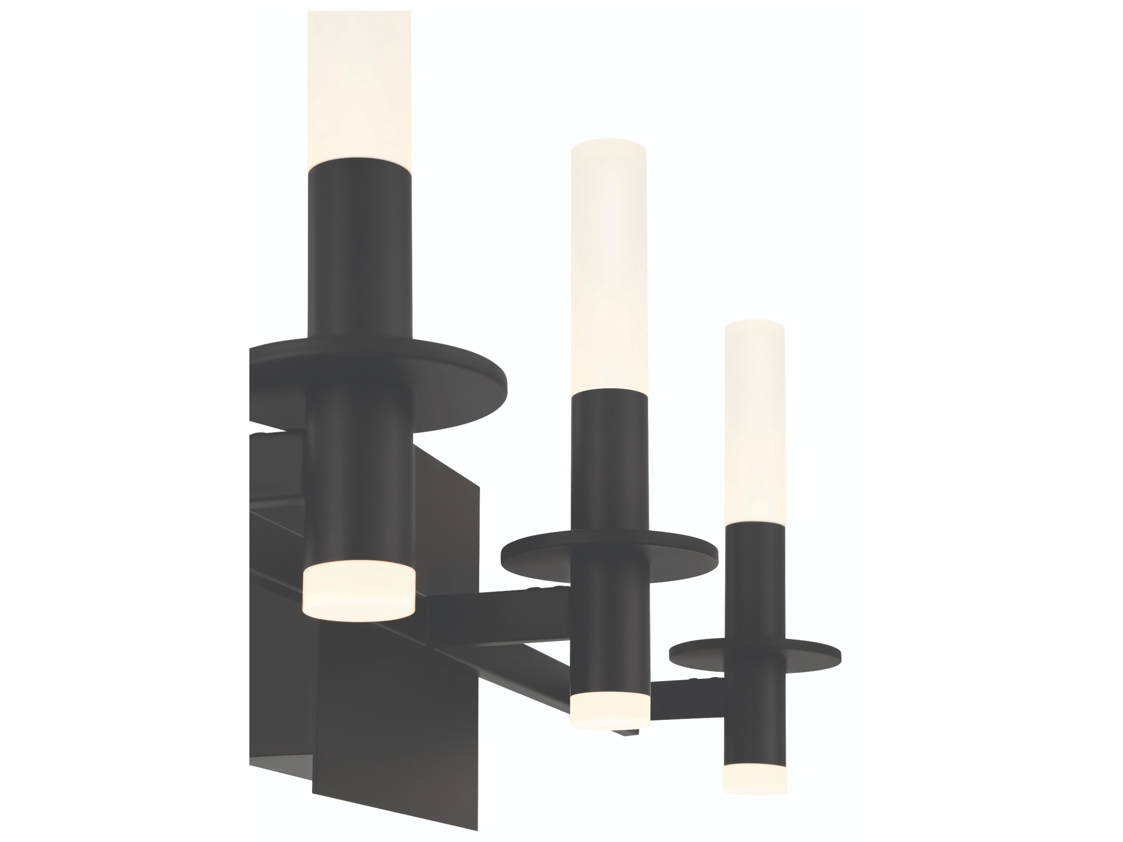 Eurofase Torna 3-Light Black Vanity Light