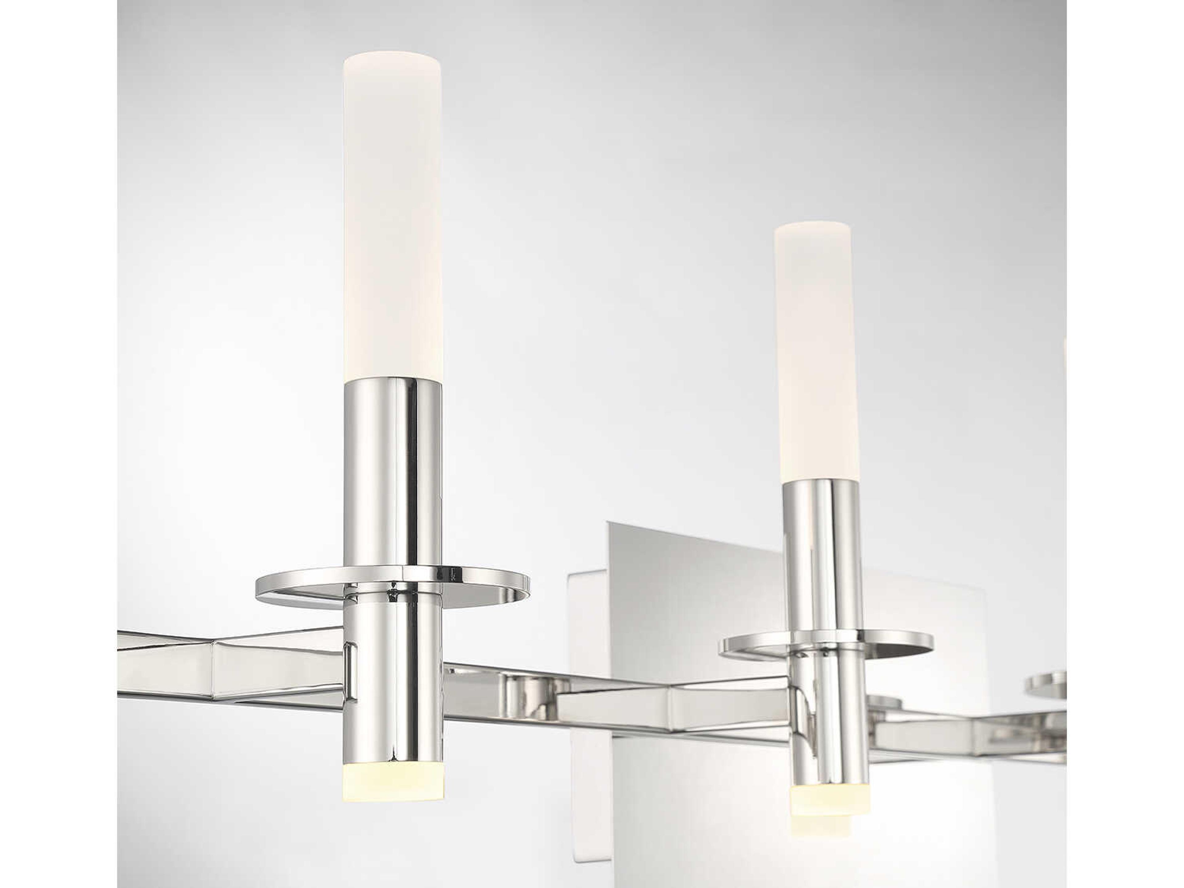 Eurofase Torna 8-Light Polished Nickel LED Vanity Light