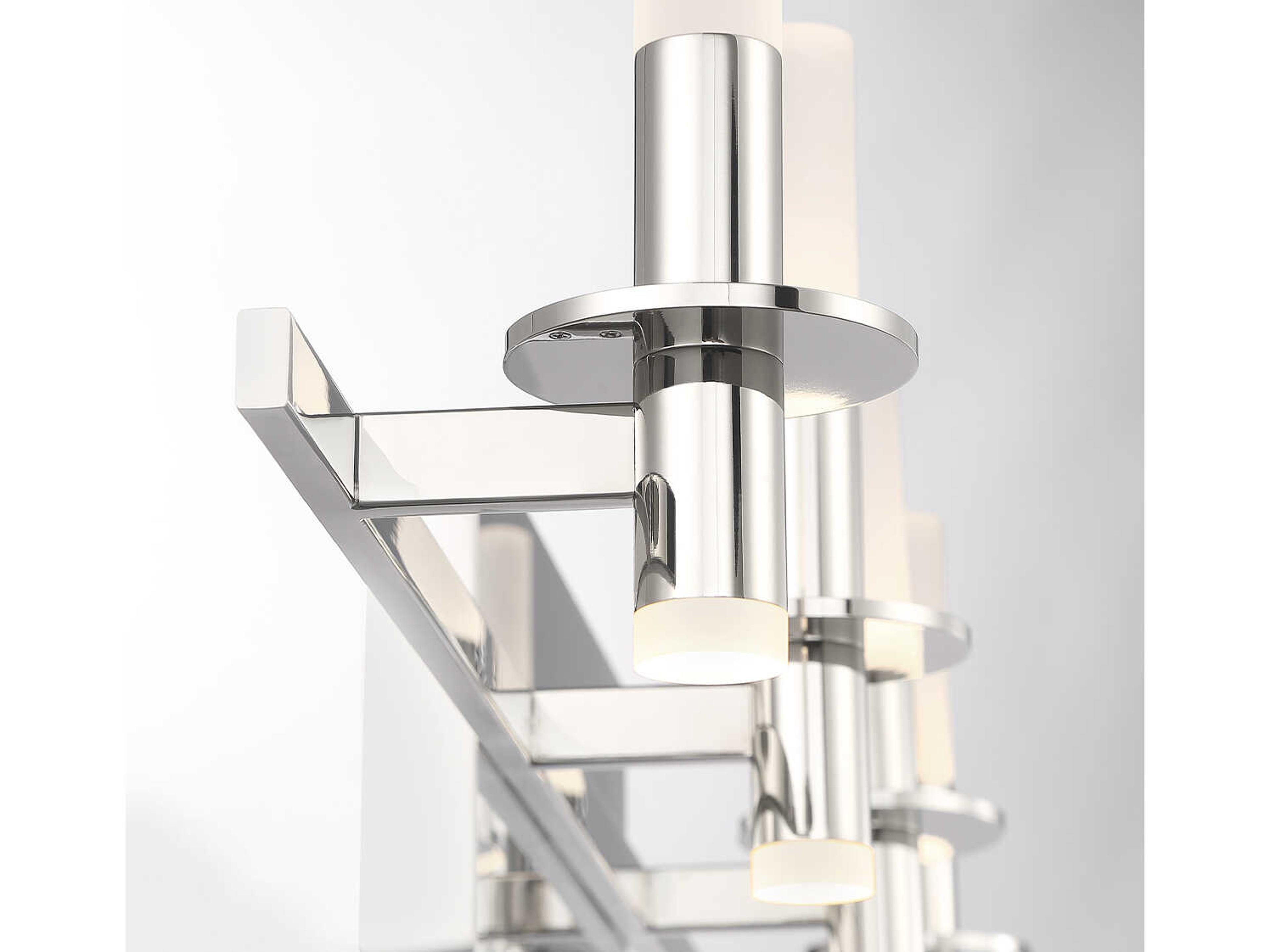 Eurofase Torna 8-Light Polished Nickel LED Vanity Light