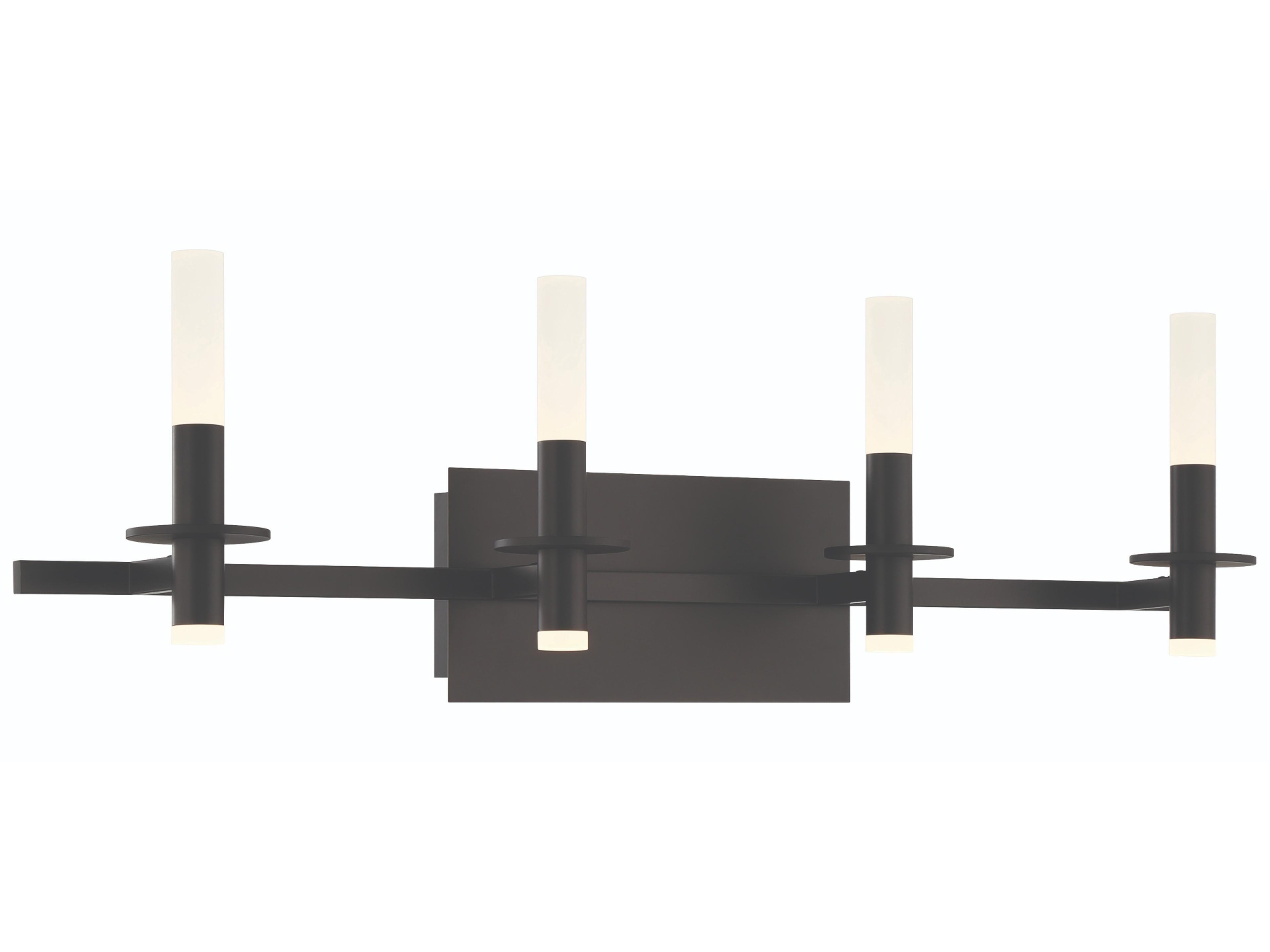 Eurofase Torna 4-Light Black Vanity Light