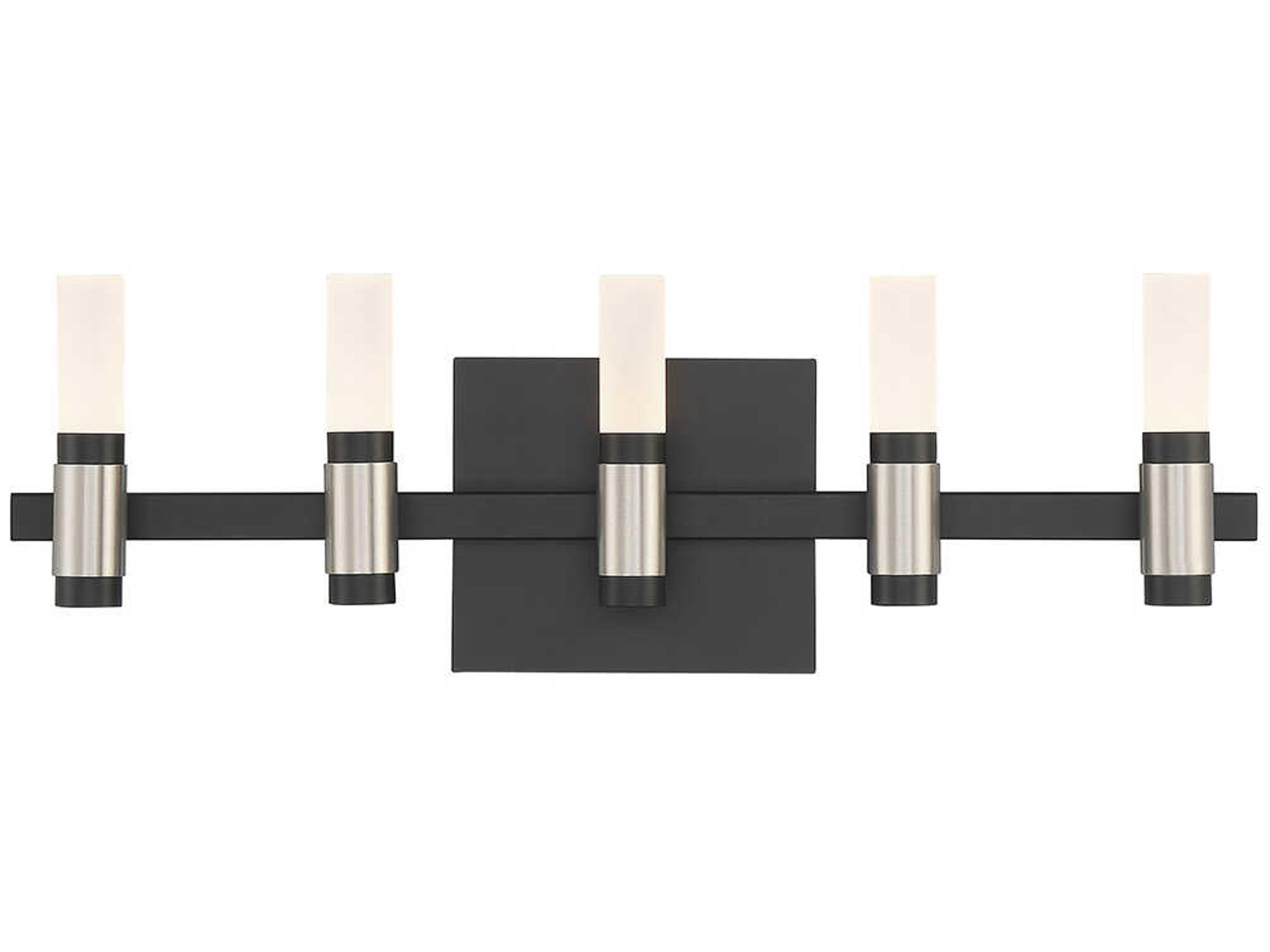 Albany 10-Light Black Nickel LED Vanity Light