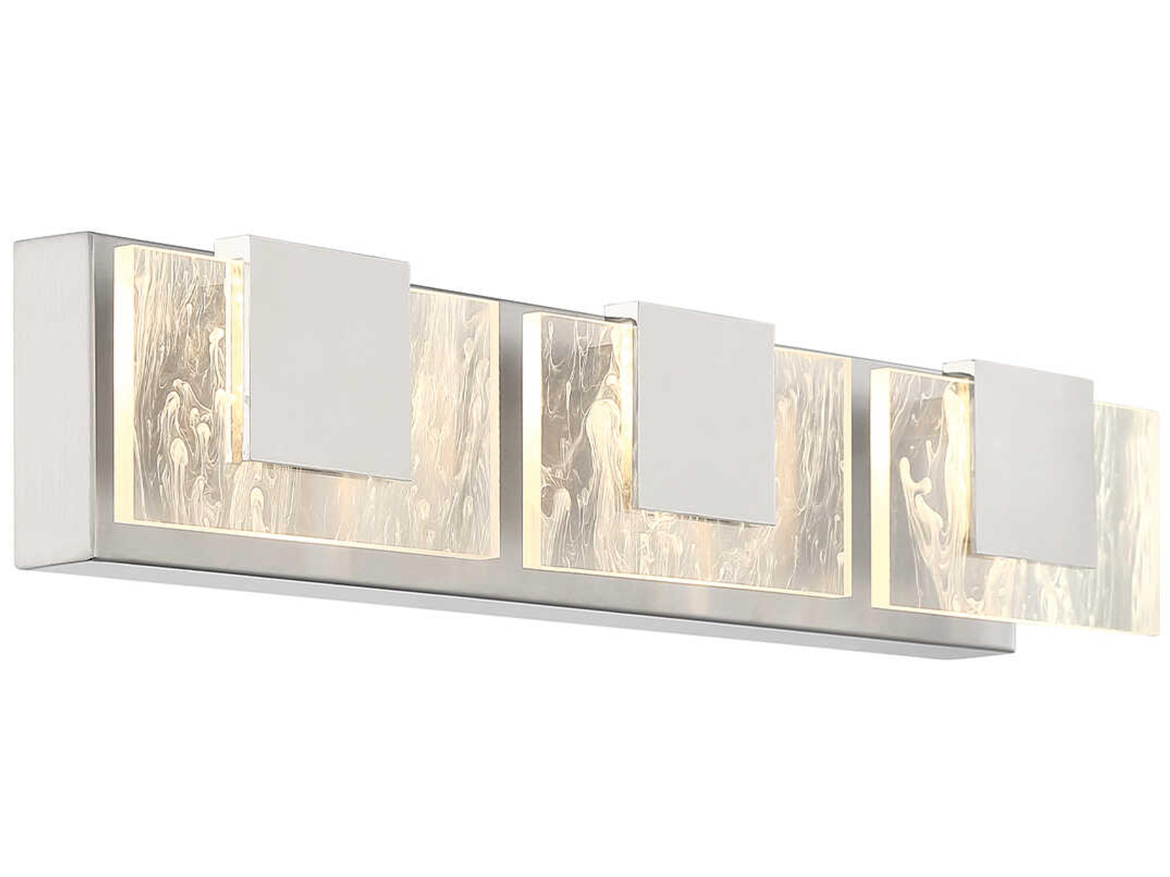 Eurofase Kasha 3-Light Chrome Nickel LED Vanity Light