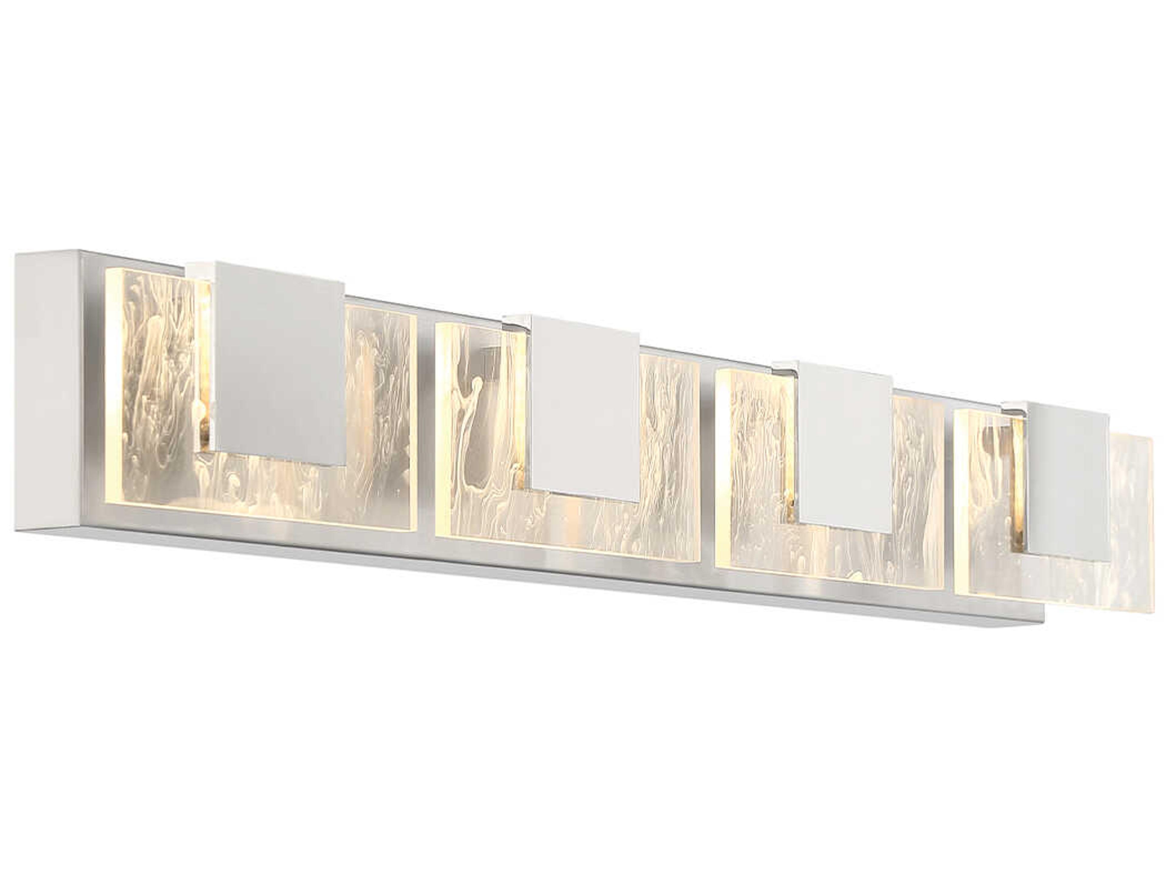 Eurofase Kasha 4-Light Chrome Nickel LED Vanity Light