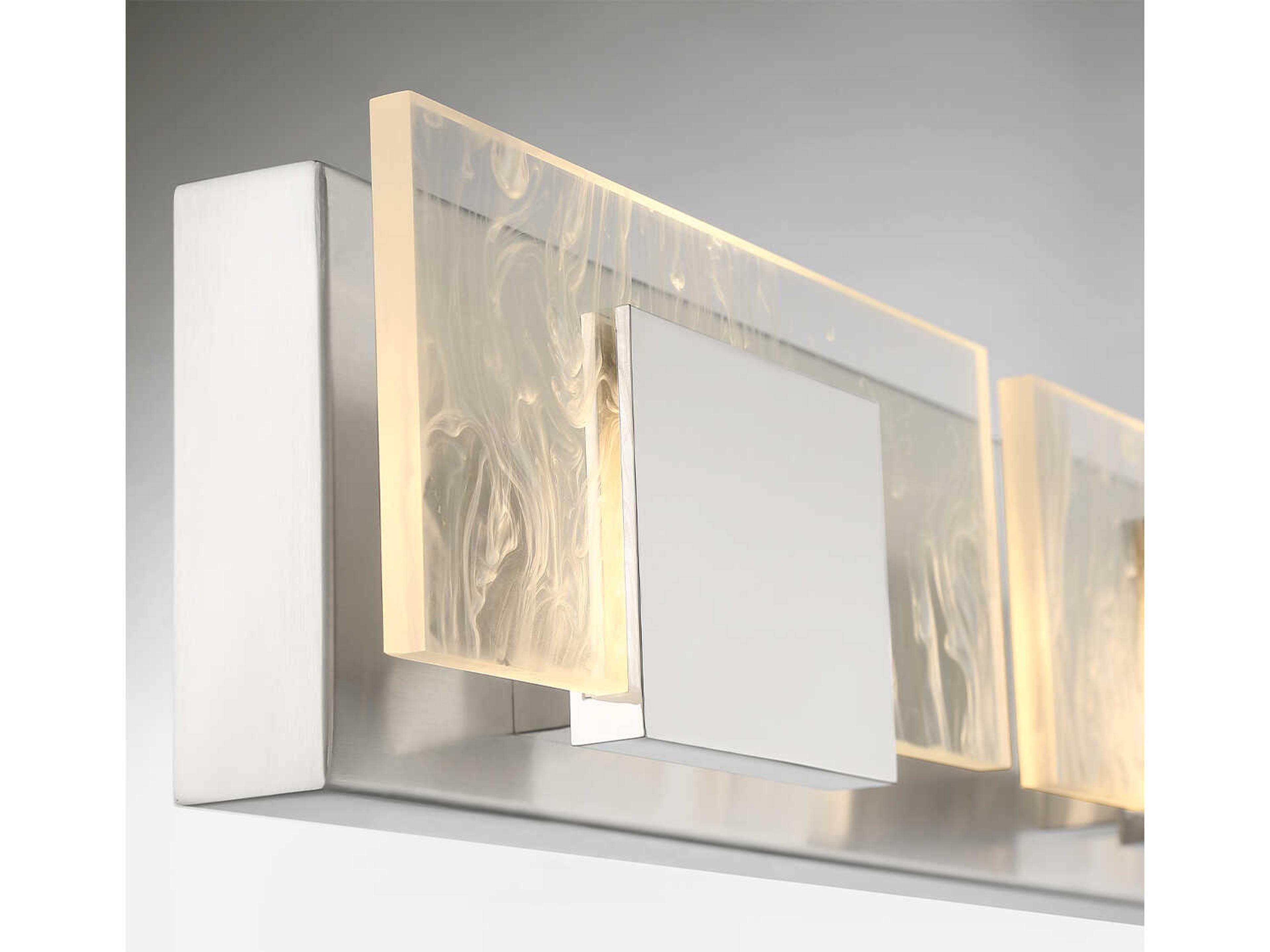 Eurofase Kasha 4-Light Chrome Nickel LED Vanity Light