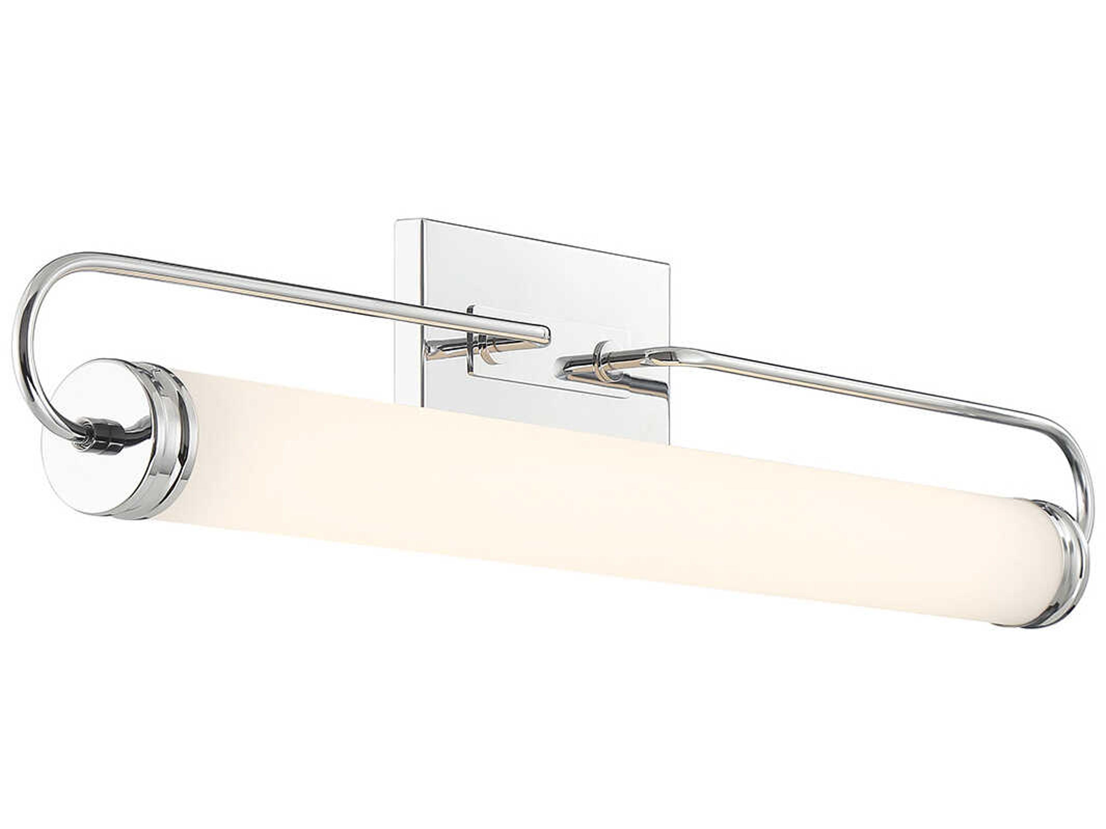Eurofase Tellie 1-Light Chrome Glass LED Vanity Light