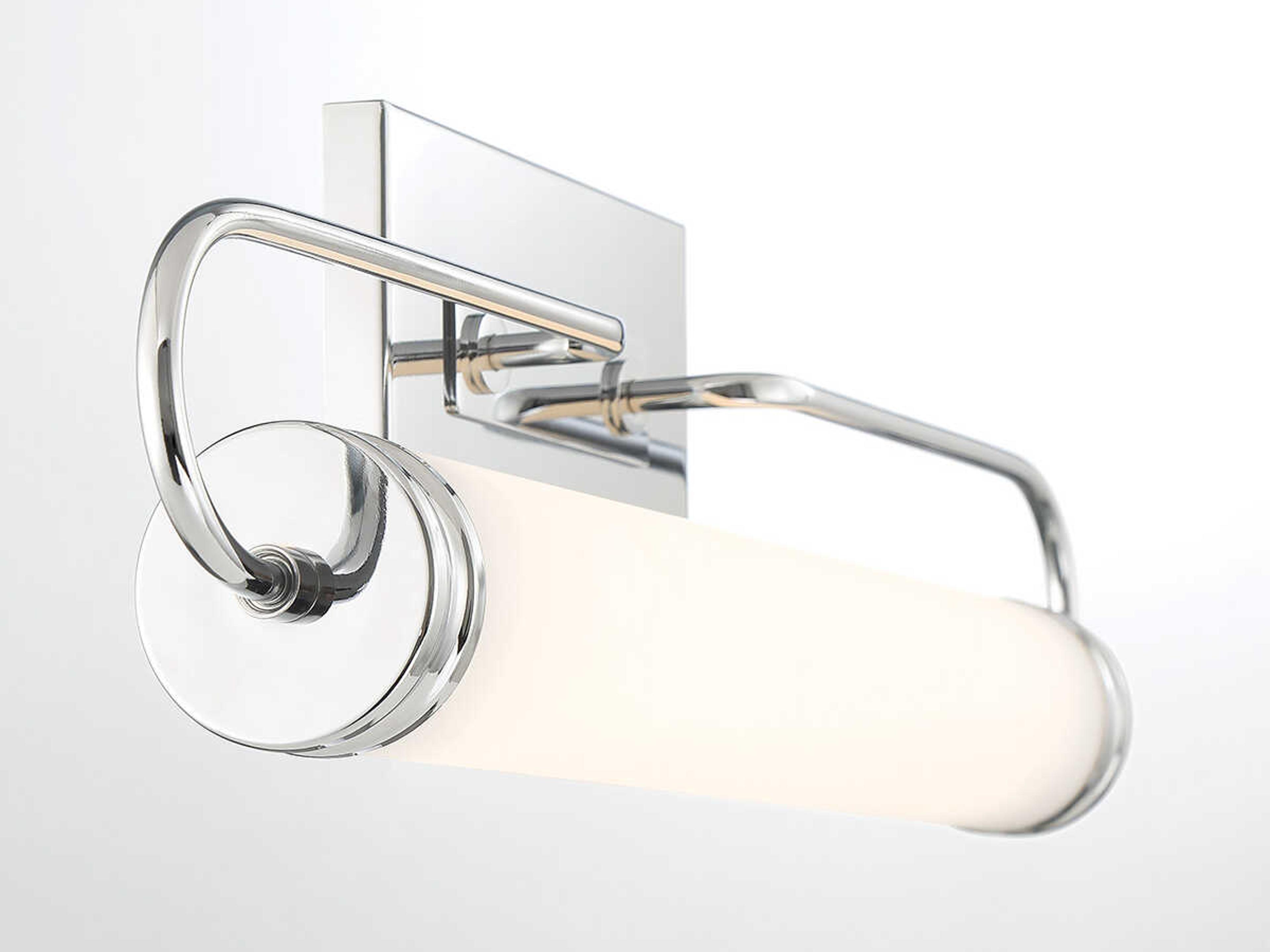 Eurofase Tellie 1-Light Chrome Glass LED Vanity Light