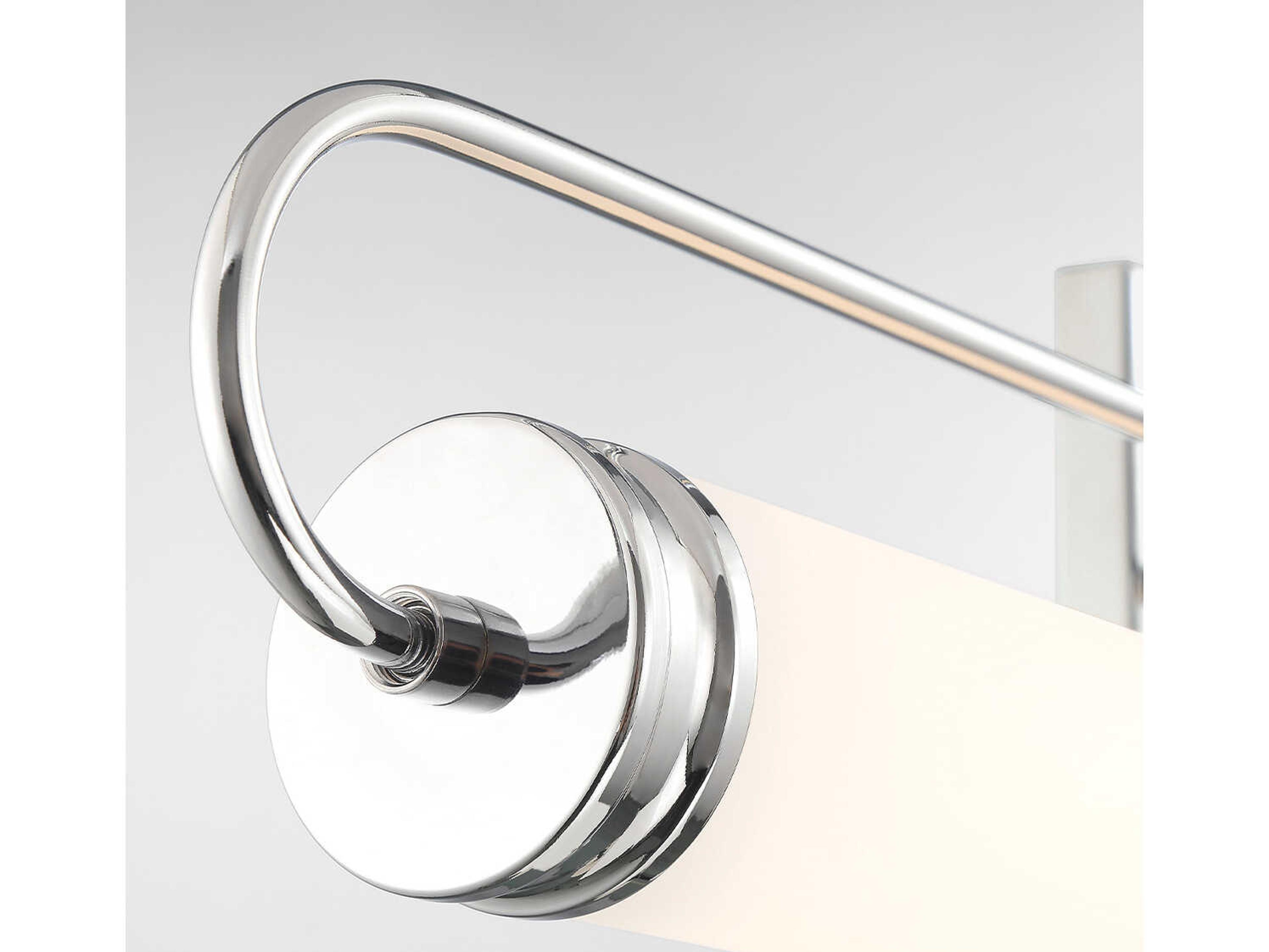 Eurofase Tellie 1-Light Chrome Glass LED Vanity Light