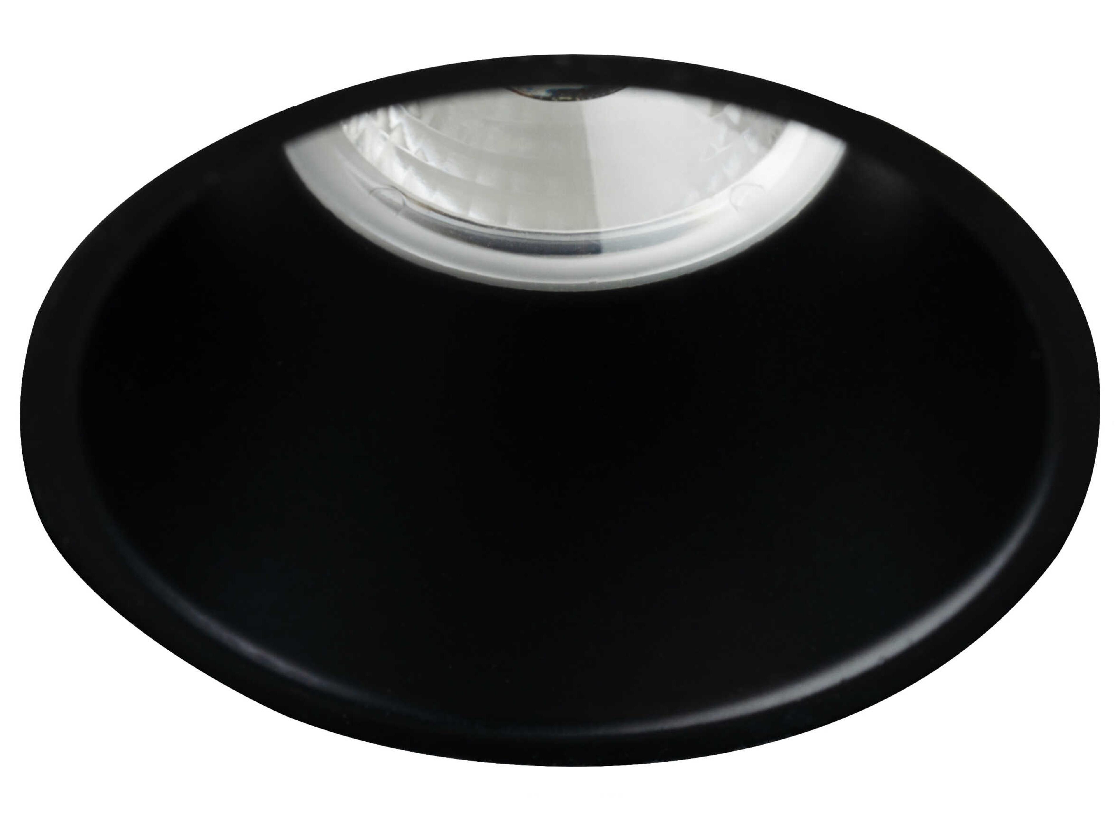 Midway 1-Light Black LED Round Recessed Light