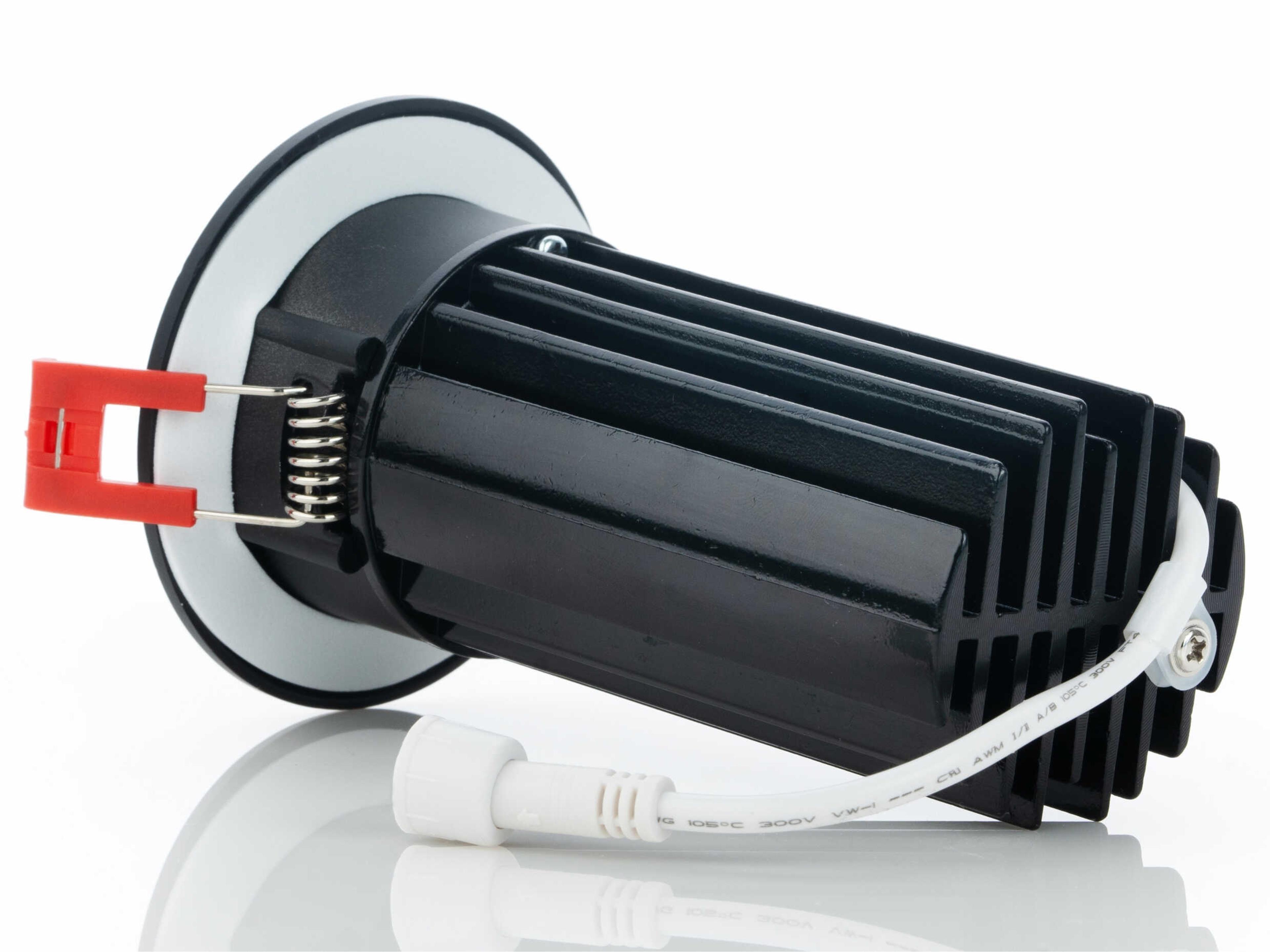 Eurofase Midway 1-Light Black LED Round Recessed Light