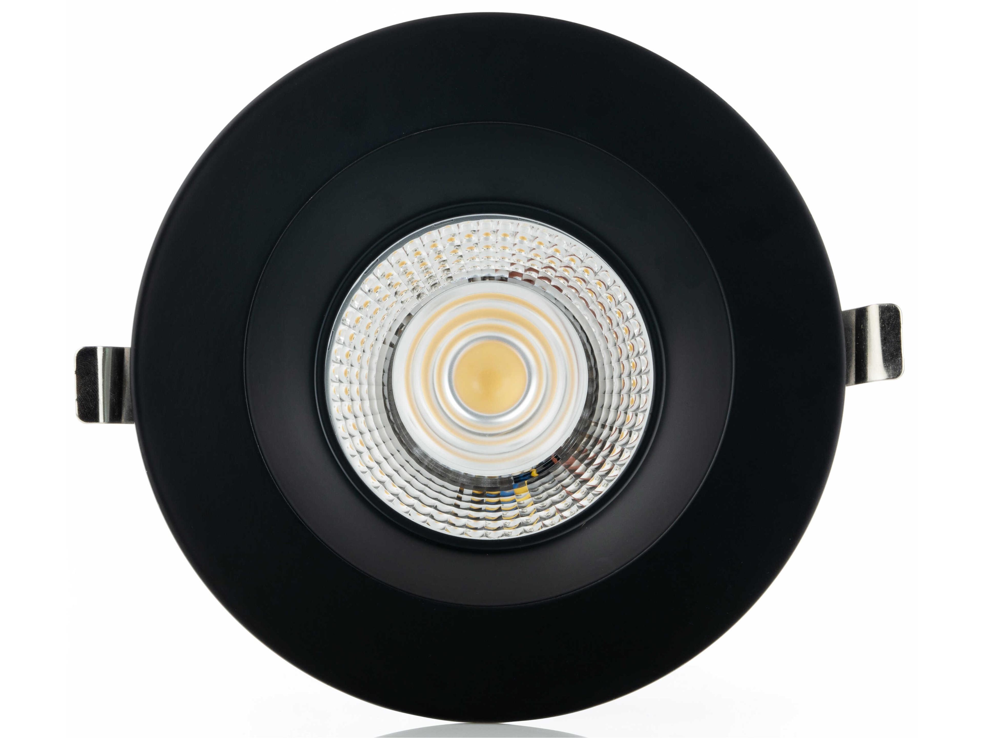 Eurofase Midway 1-Light Black LED Round Recessed Light