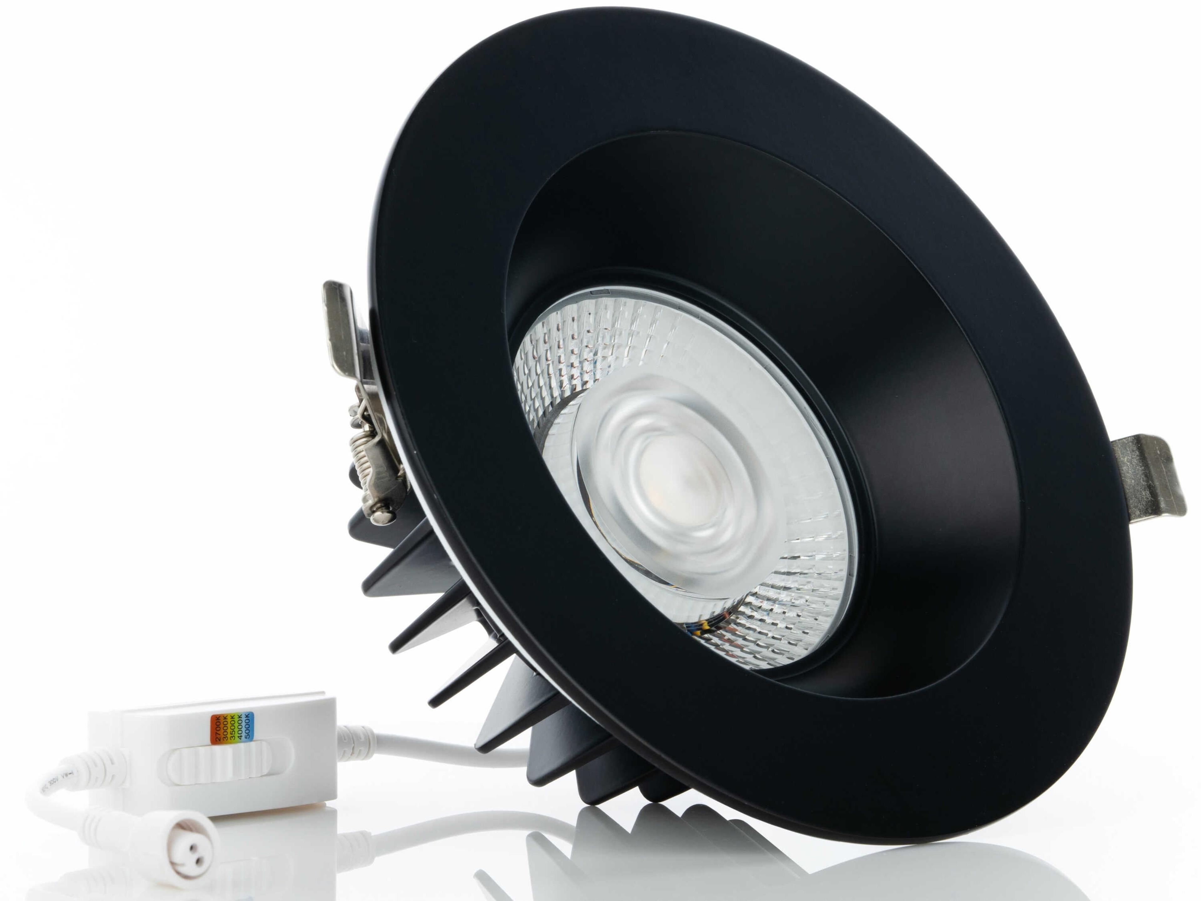 Eurofase Midway 1-Light Black LED Round Recessed Light