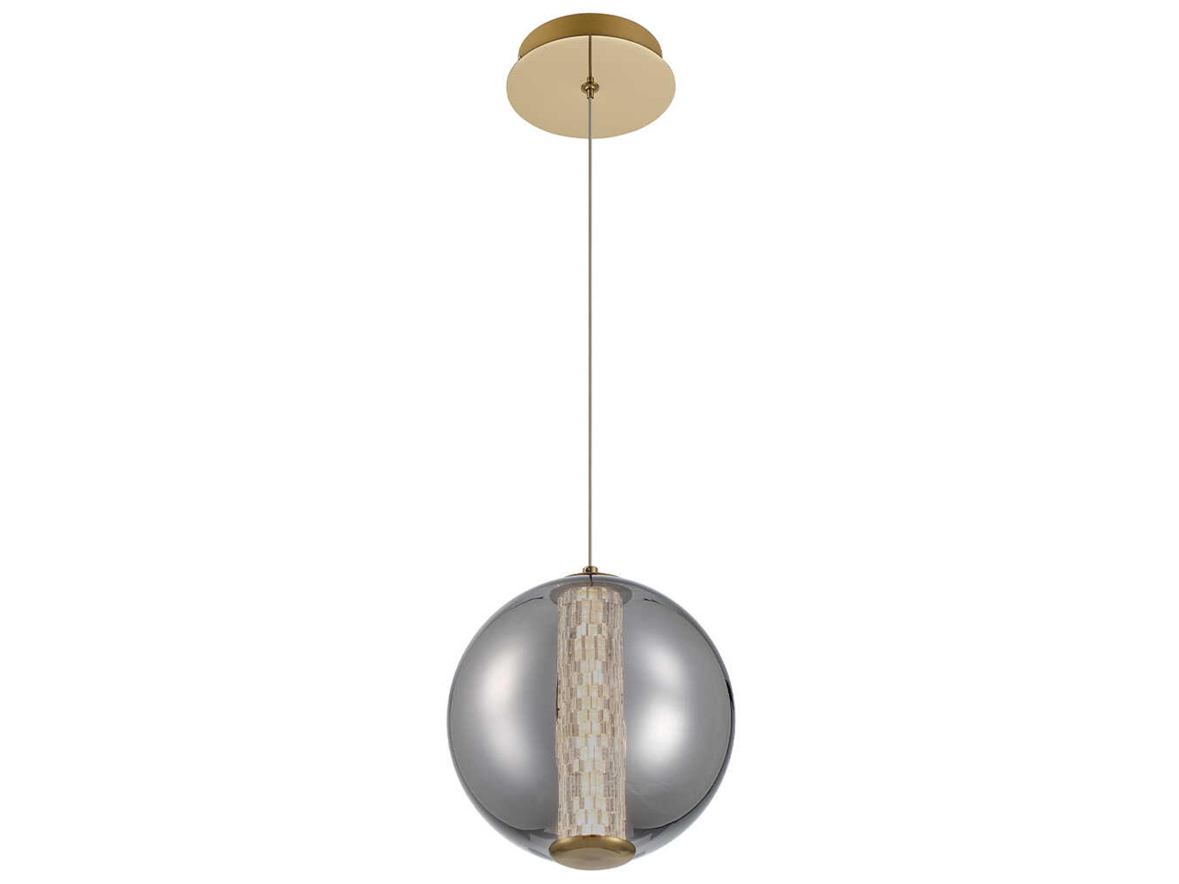 Atomo LED Pendant Light in Gold