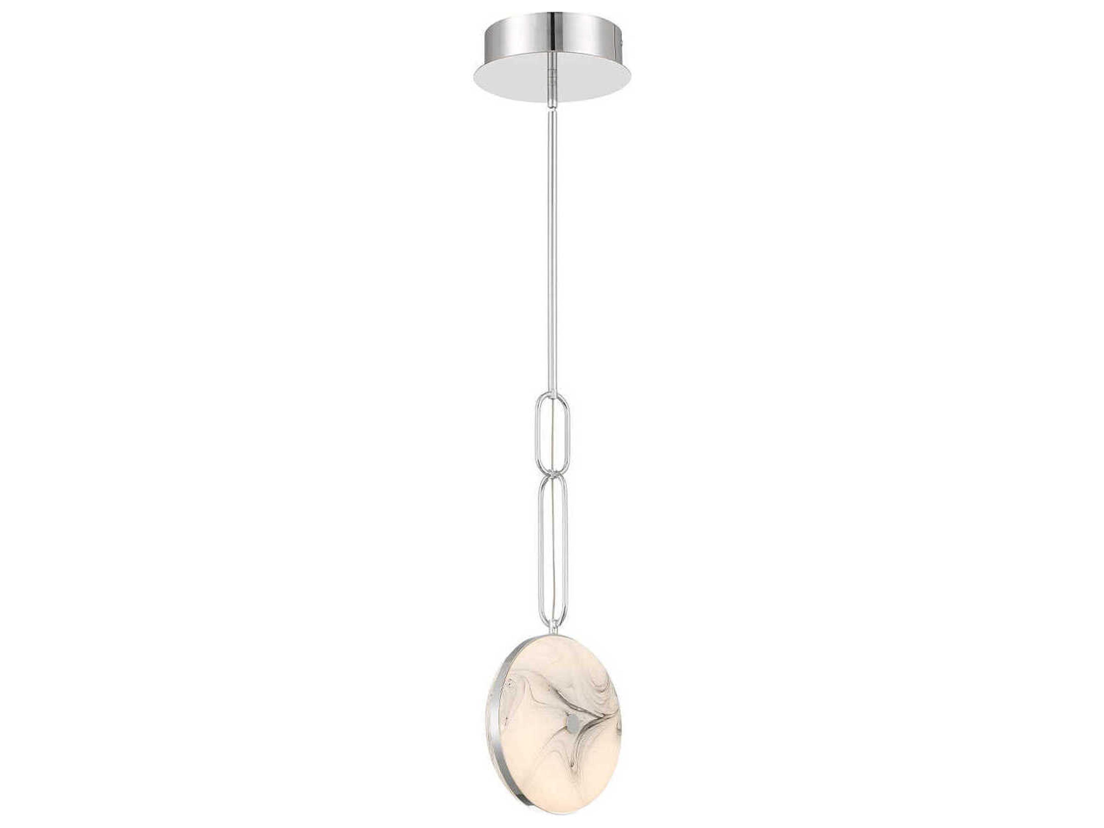 Eurofase Disuco 1-Light Chrome Round Mini Pendant