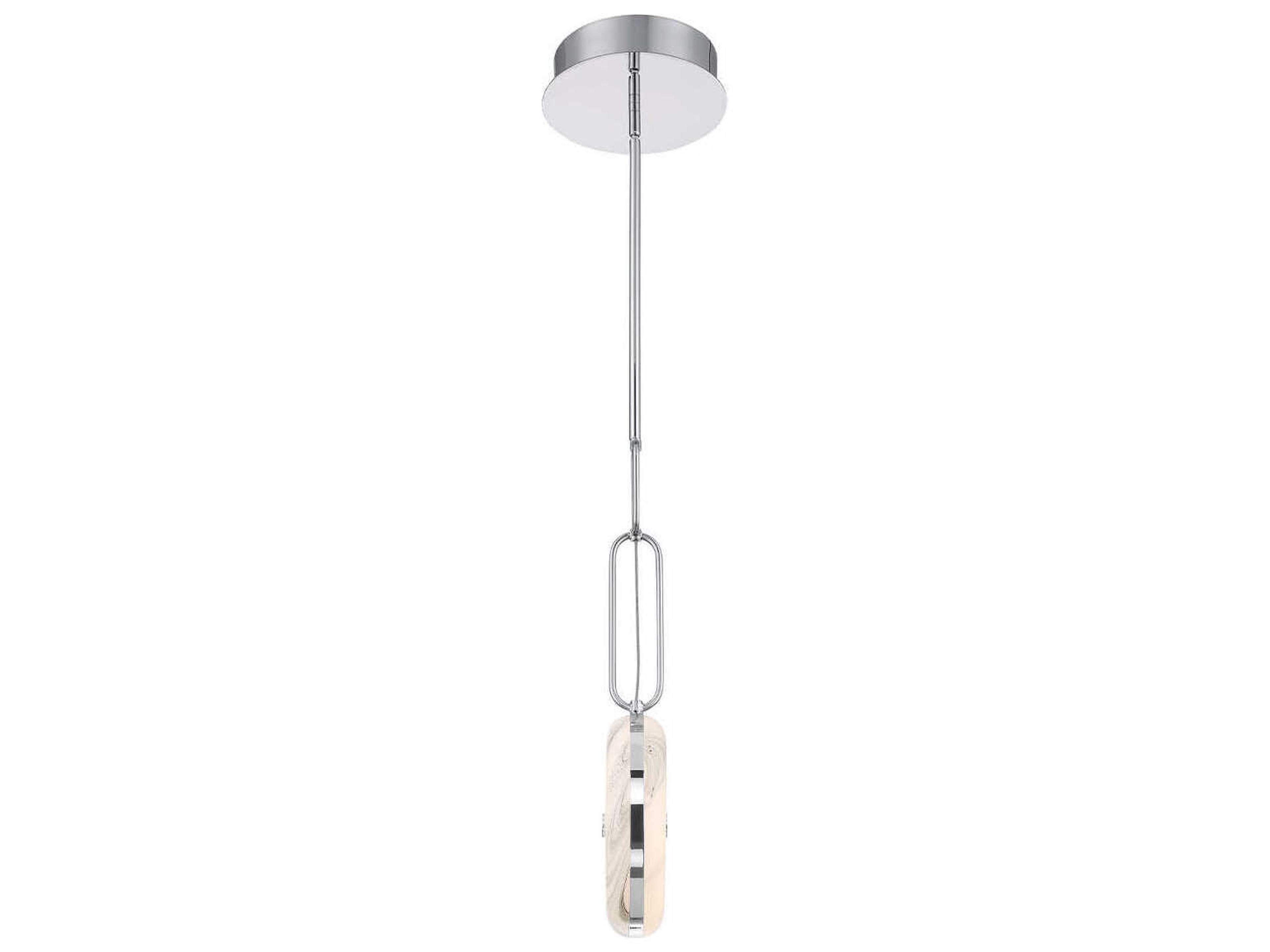 Eurofase Disuco 1-Light Chrome Round Mini Pendant