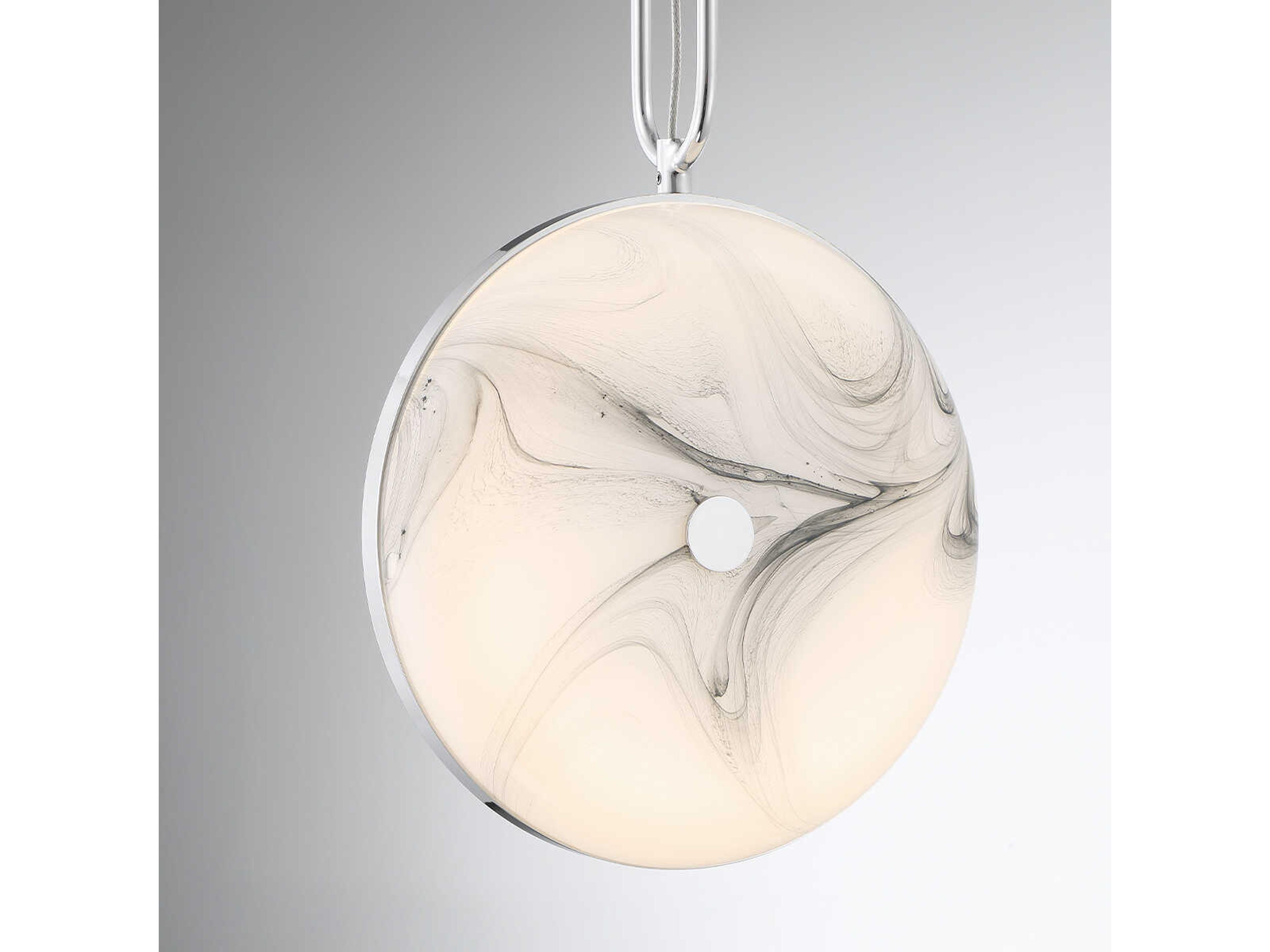 Eurofase Disuco 1-Light Chrome Round Mini Pendant