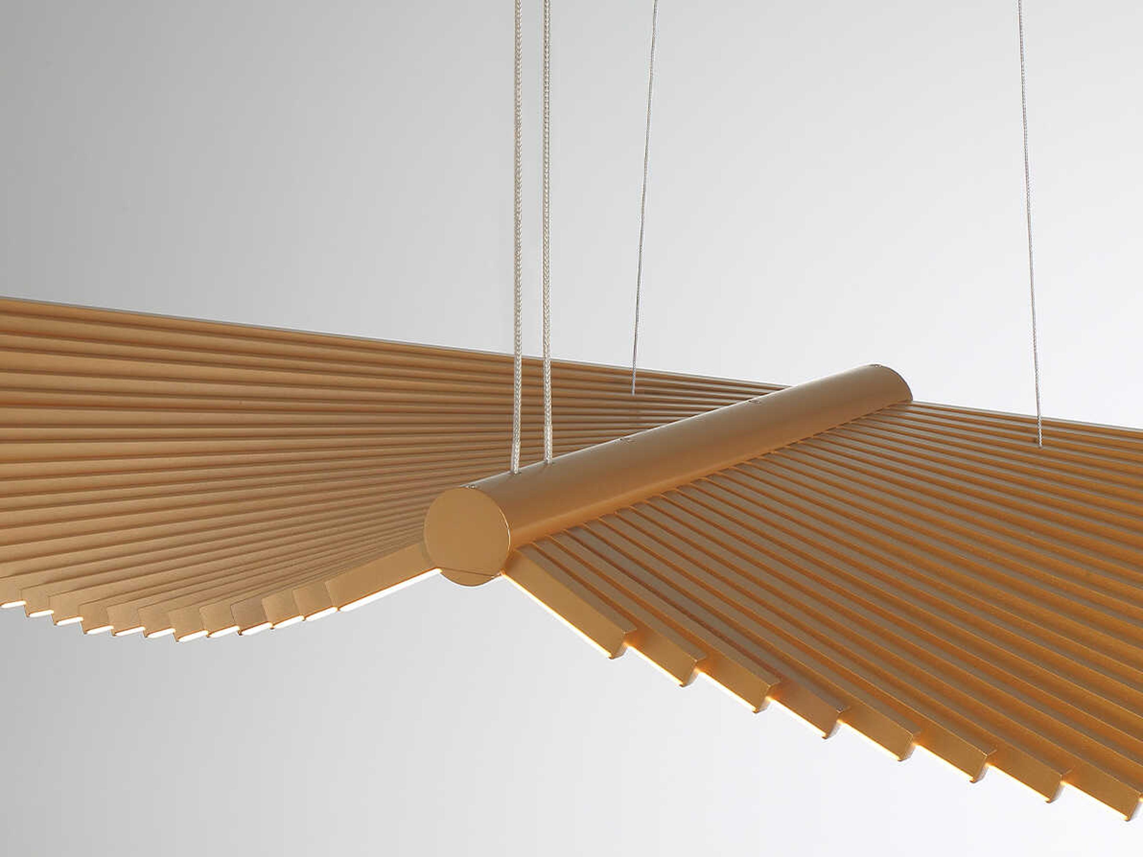 Eurofase Seraph 1-Light Gold LED Linear Island Pendant