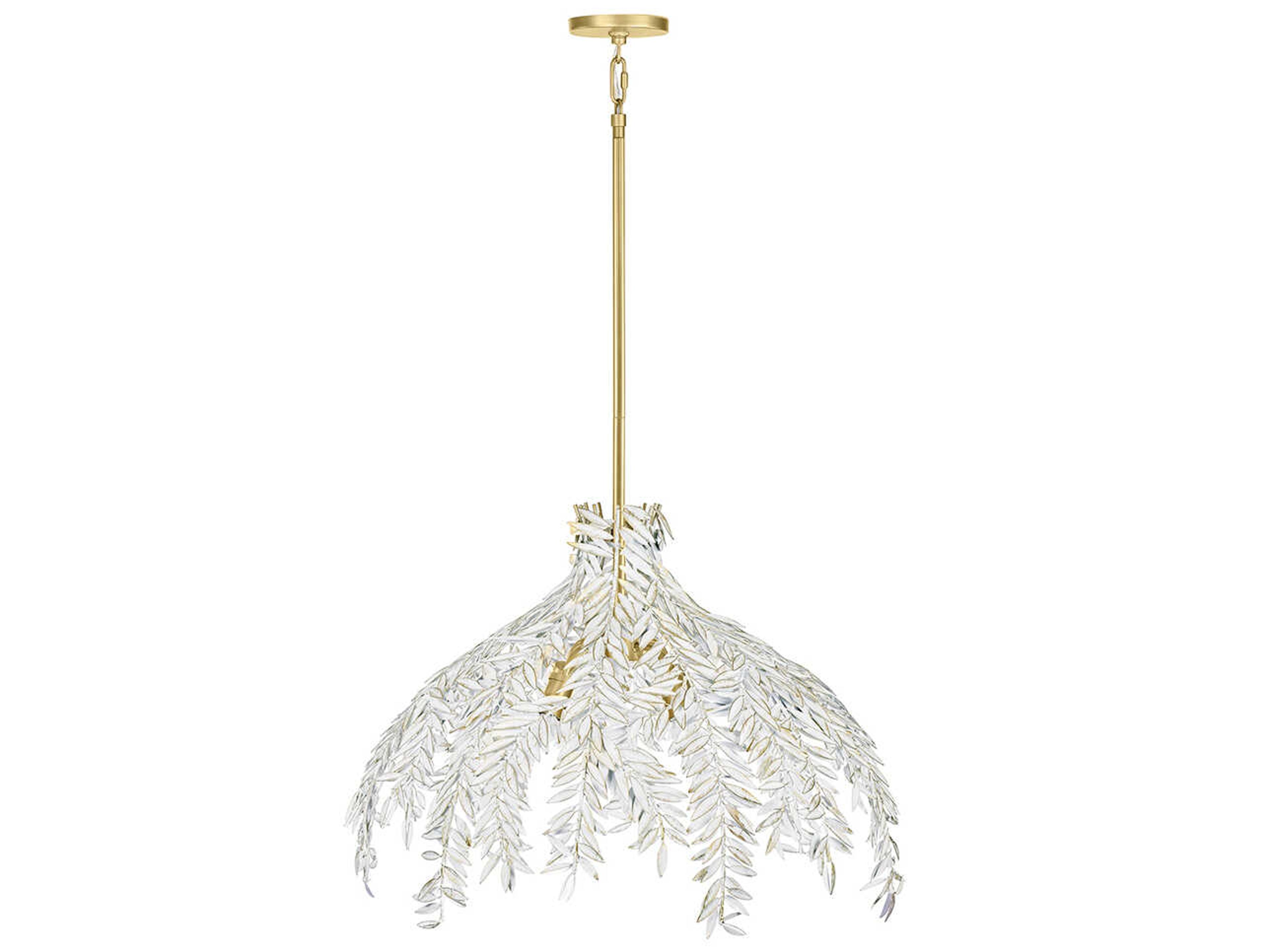 Jalore 4-Light Distressed White Pendant