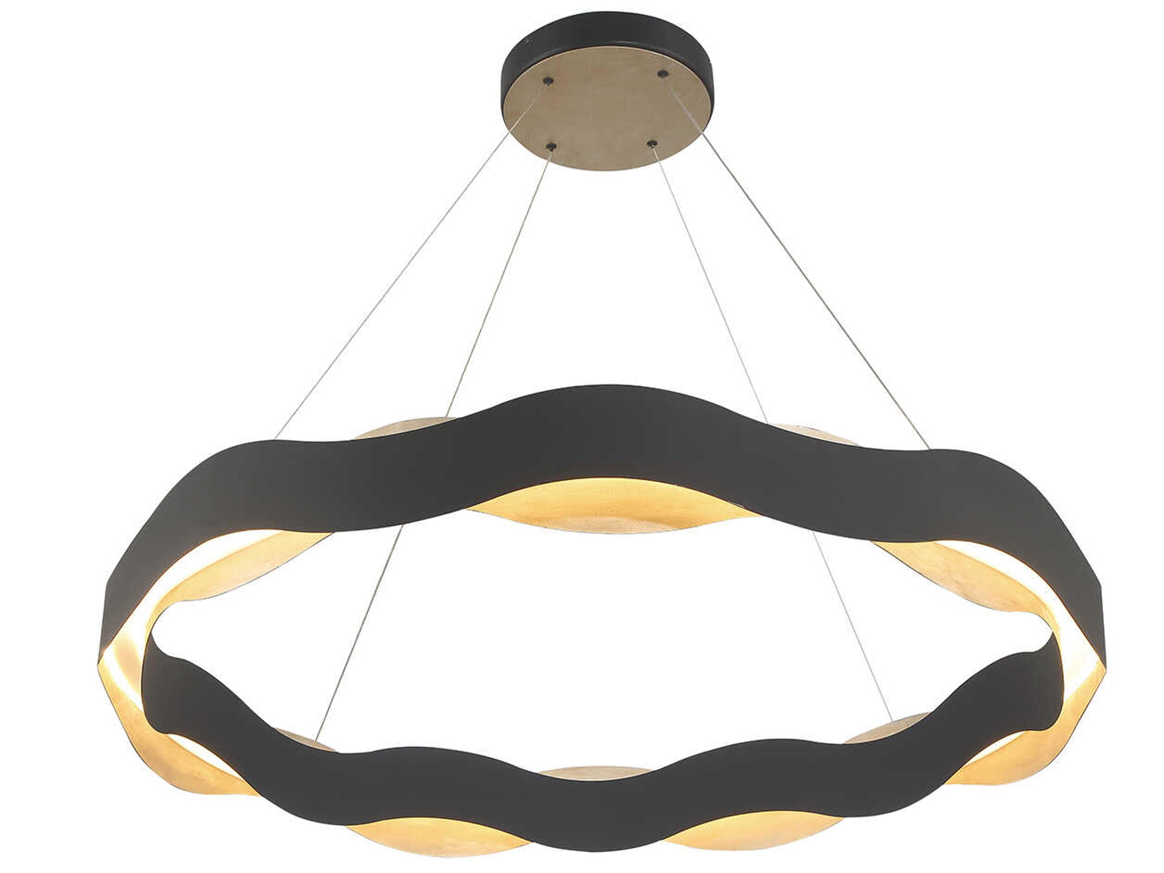 Eurofase Vaughan 1-Light Black Nickel LED Pendant