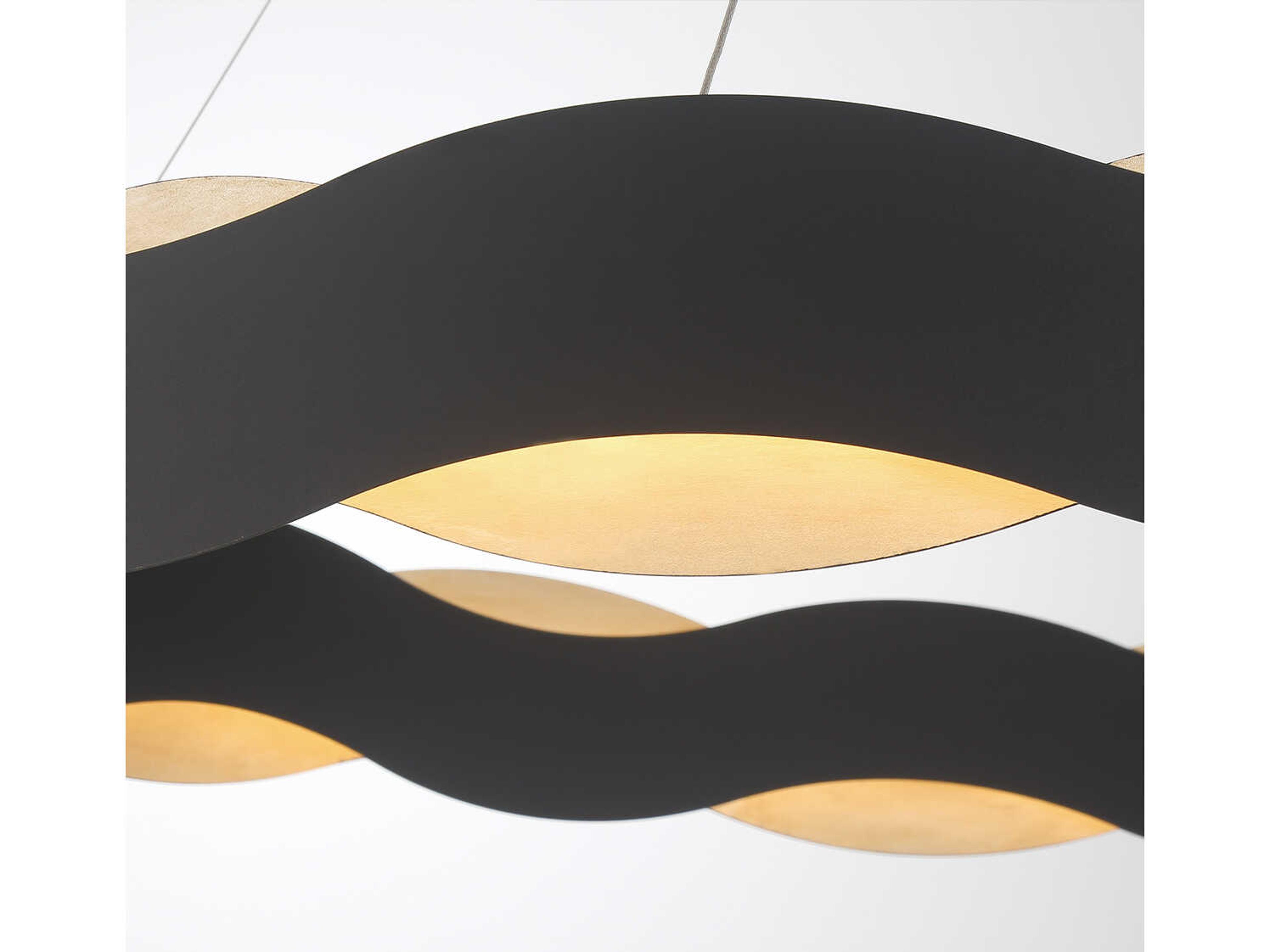 Eurofase Vaughan 1-Light Black Nickel LED Pendant