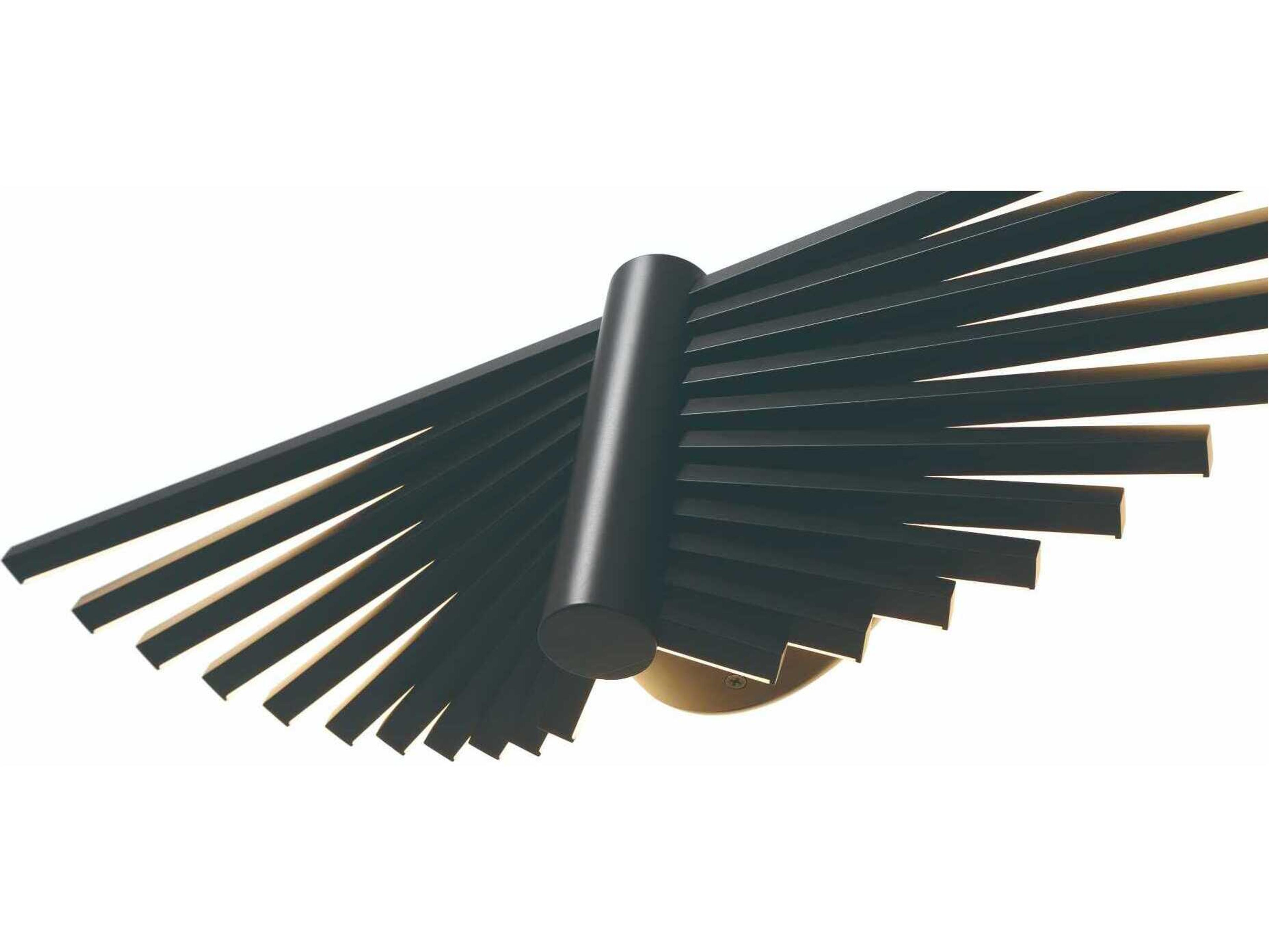 Eurofase Seraph 1-Light Black Wall Sconce