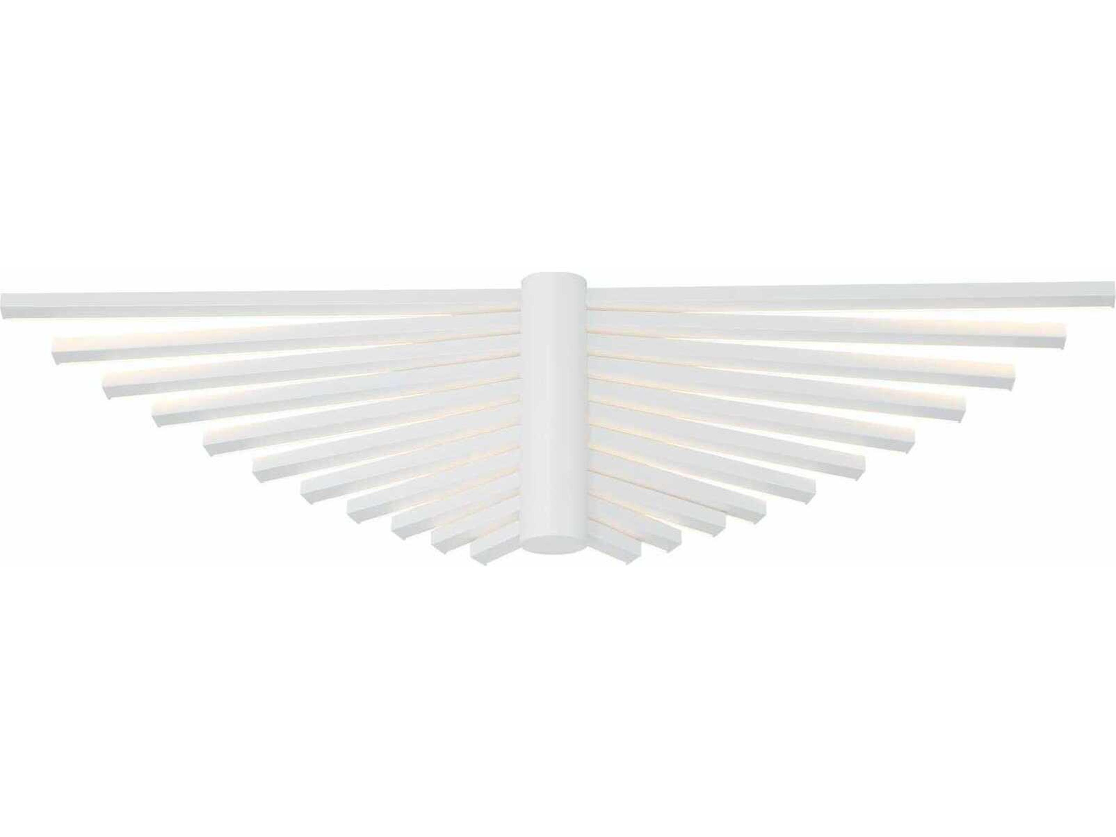 Seraph 1-Light White Wall Sconce