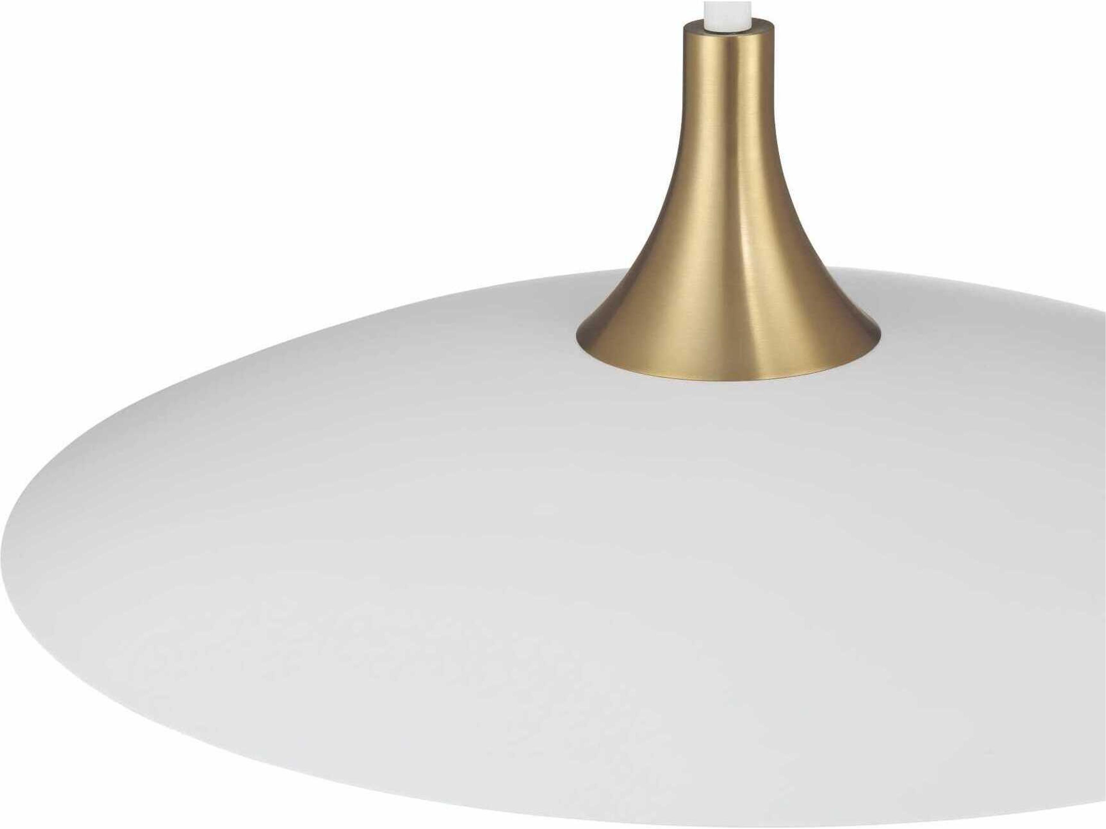 Eurofase Welsh 1-Light White Dome Pendant