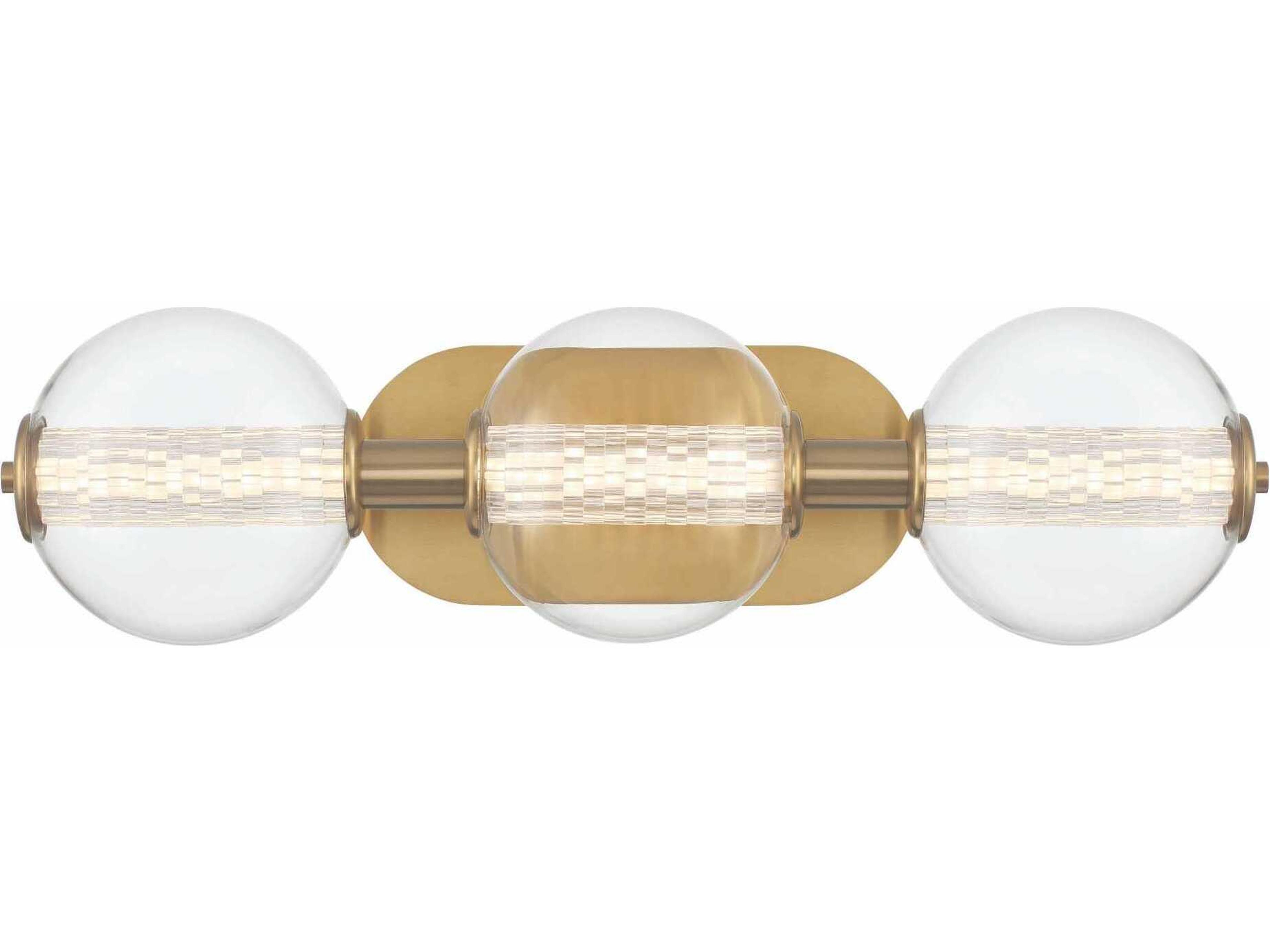 Atomo LED Vanity Light Modern Gold