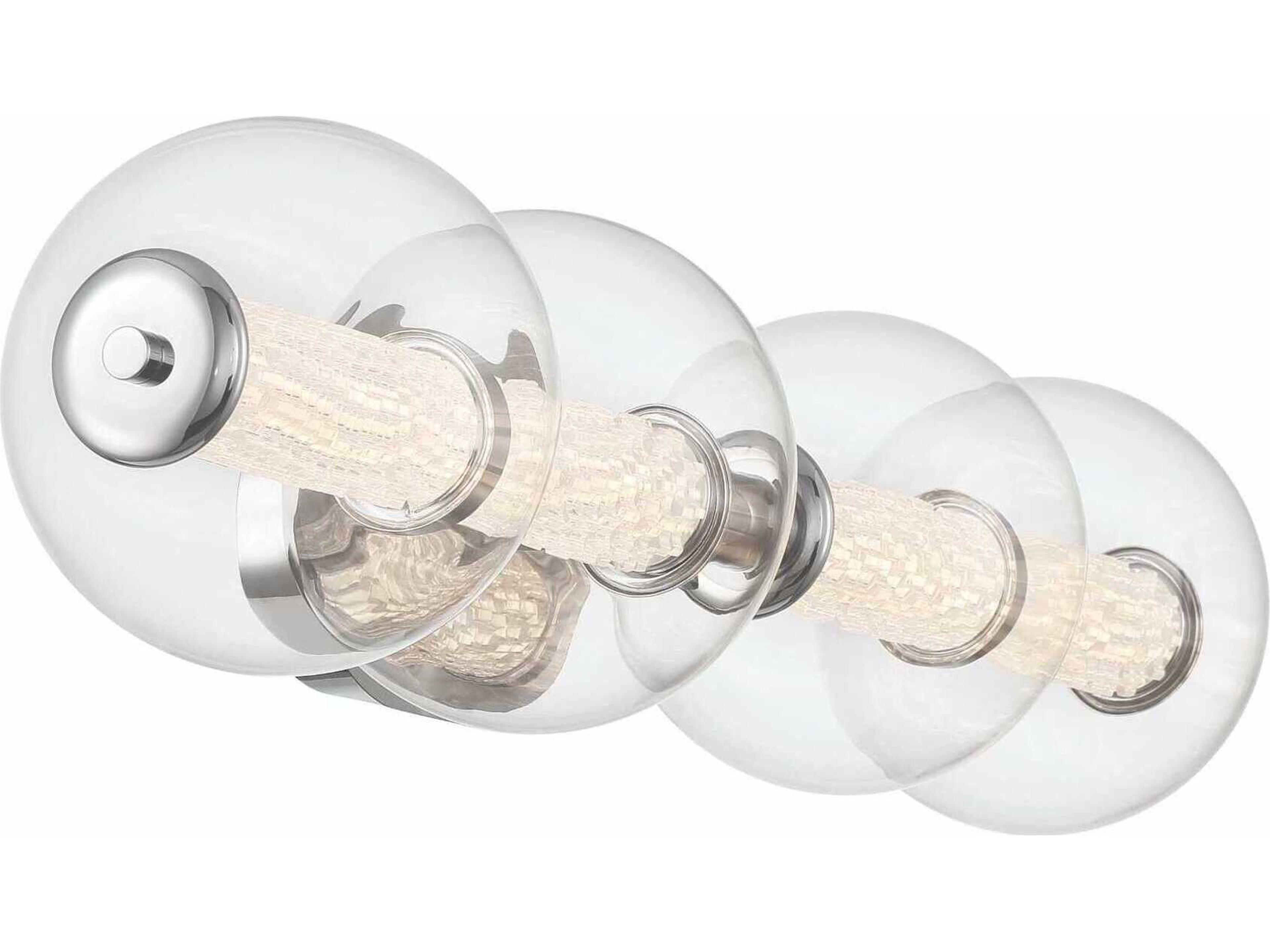 Eurofase Atomo 4-Light Chrome Vanity Light