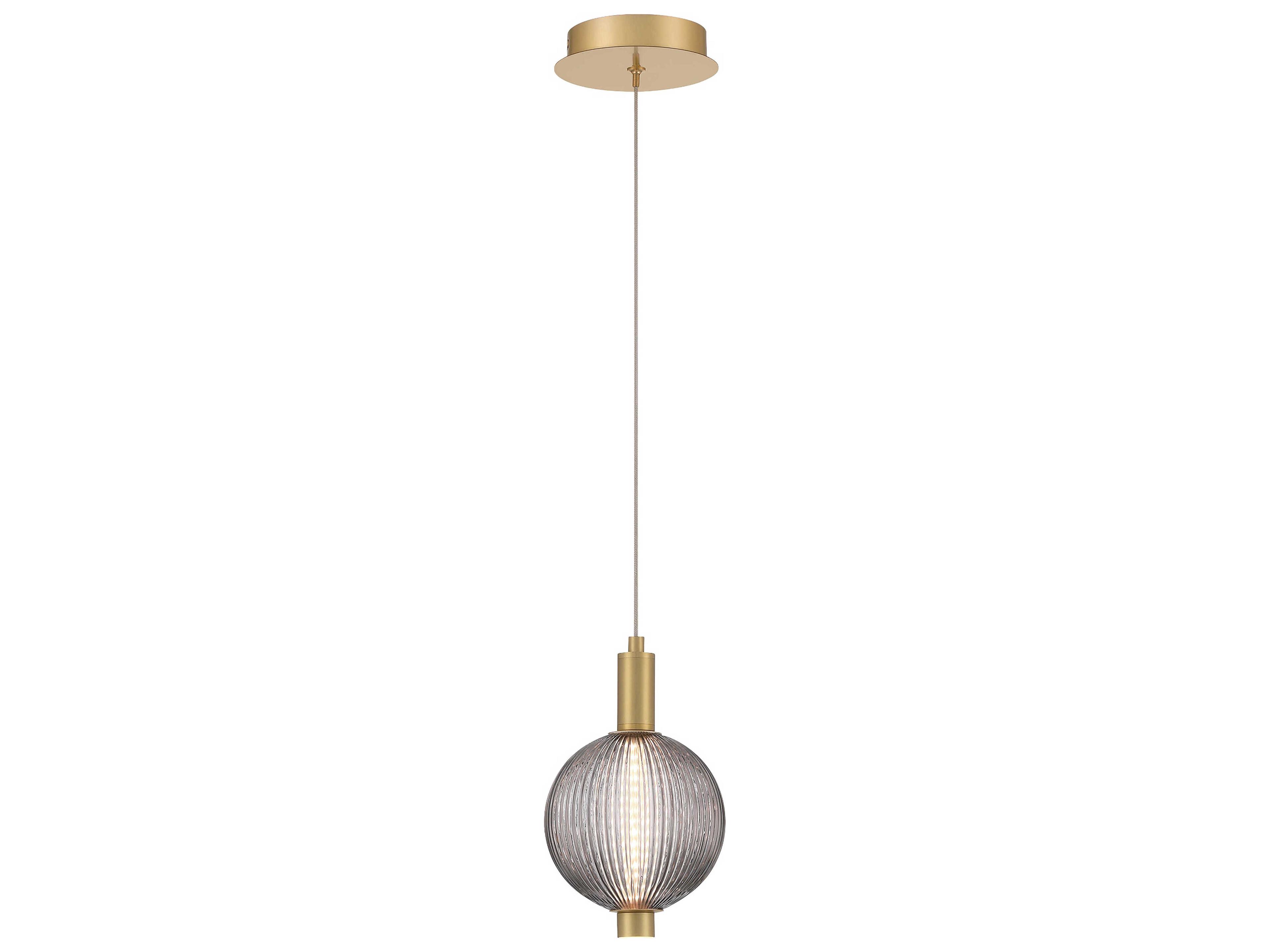 Palmas LED Mini Pendant Light in Gold
