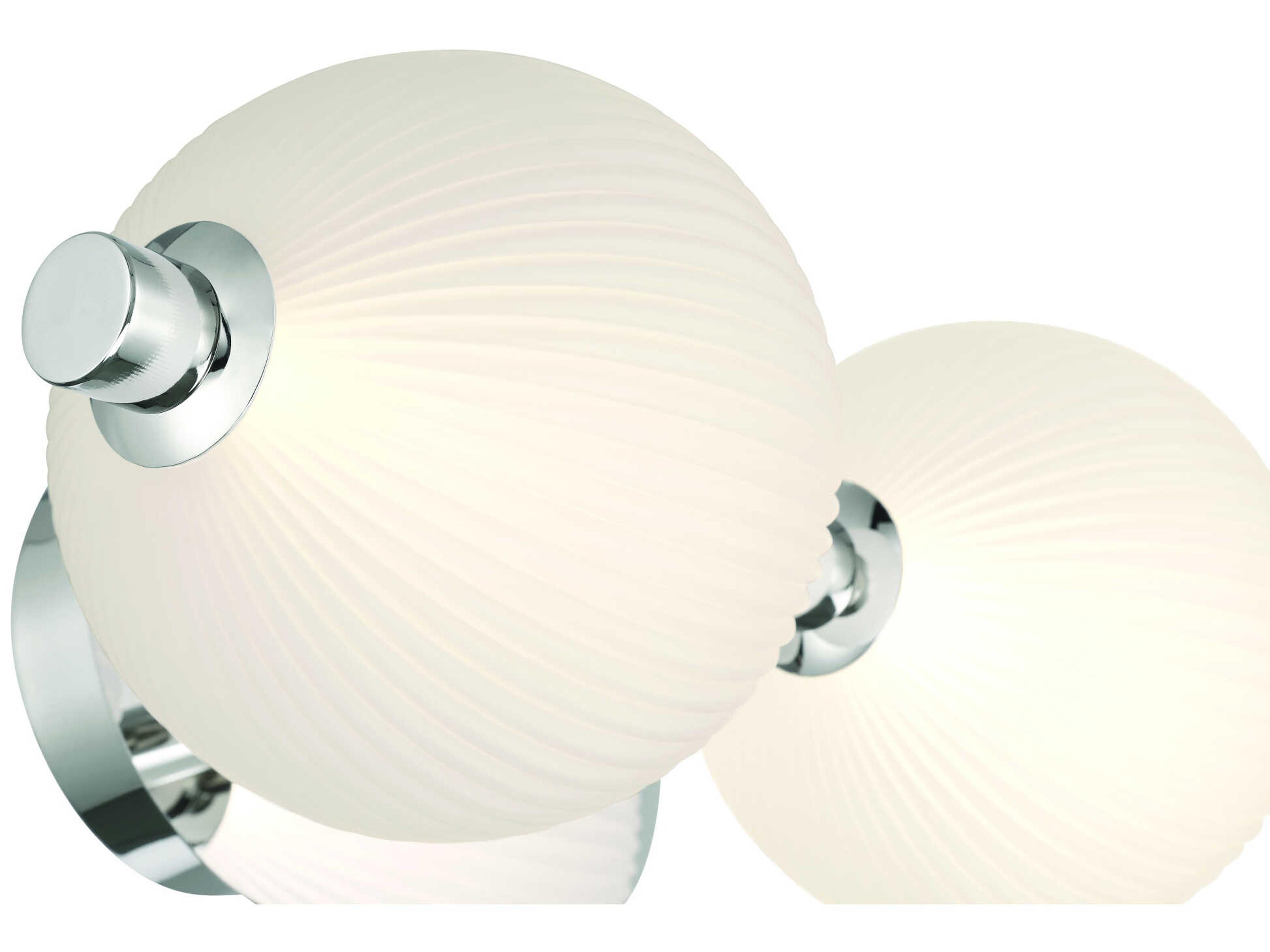 Eurofase Palmas 2-Light Nickel Vanity Light