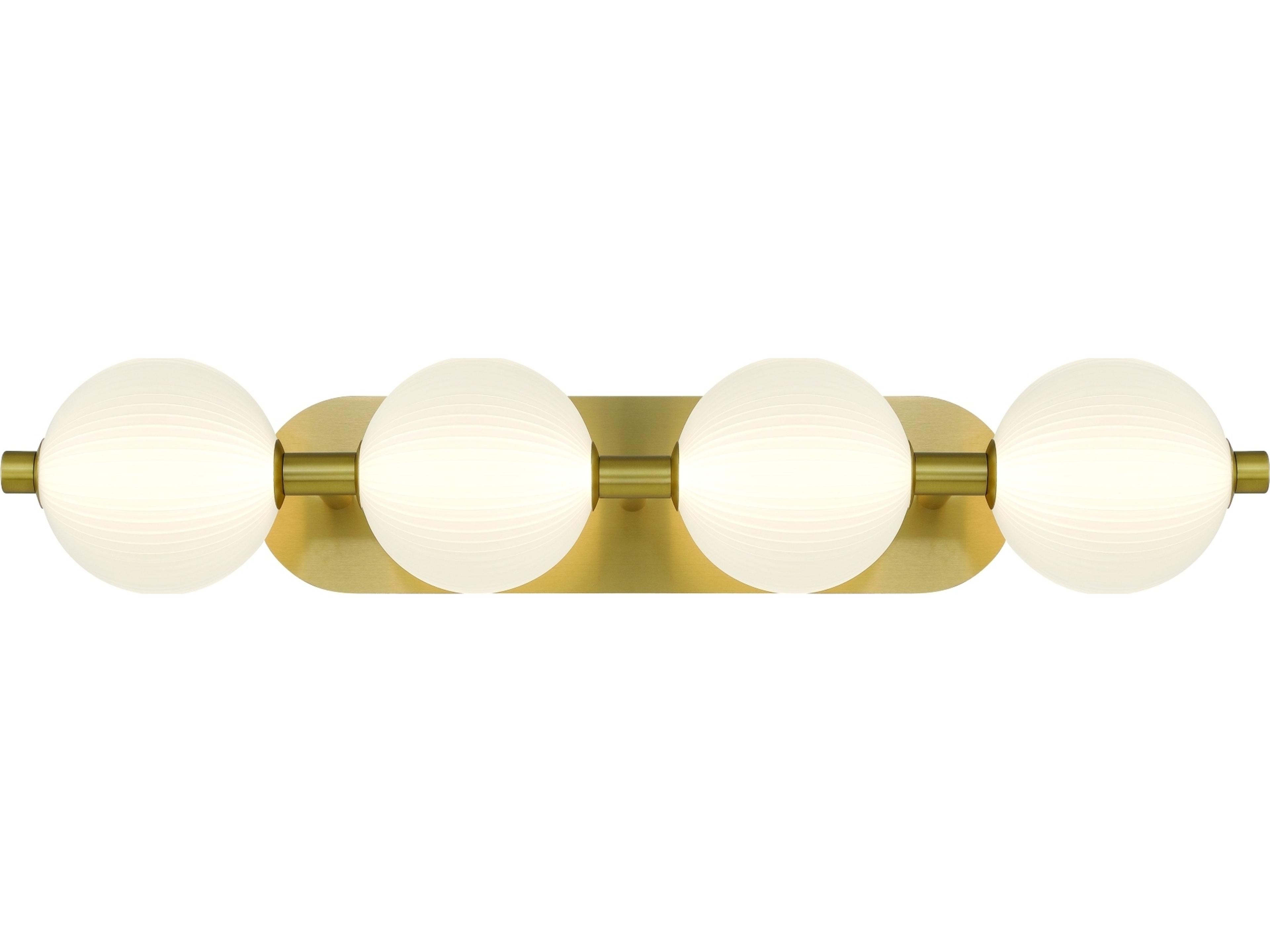 Palmas 4-Light Gold Vanity Light