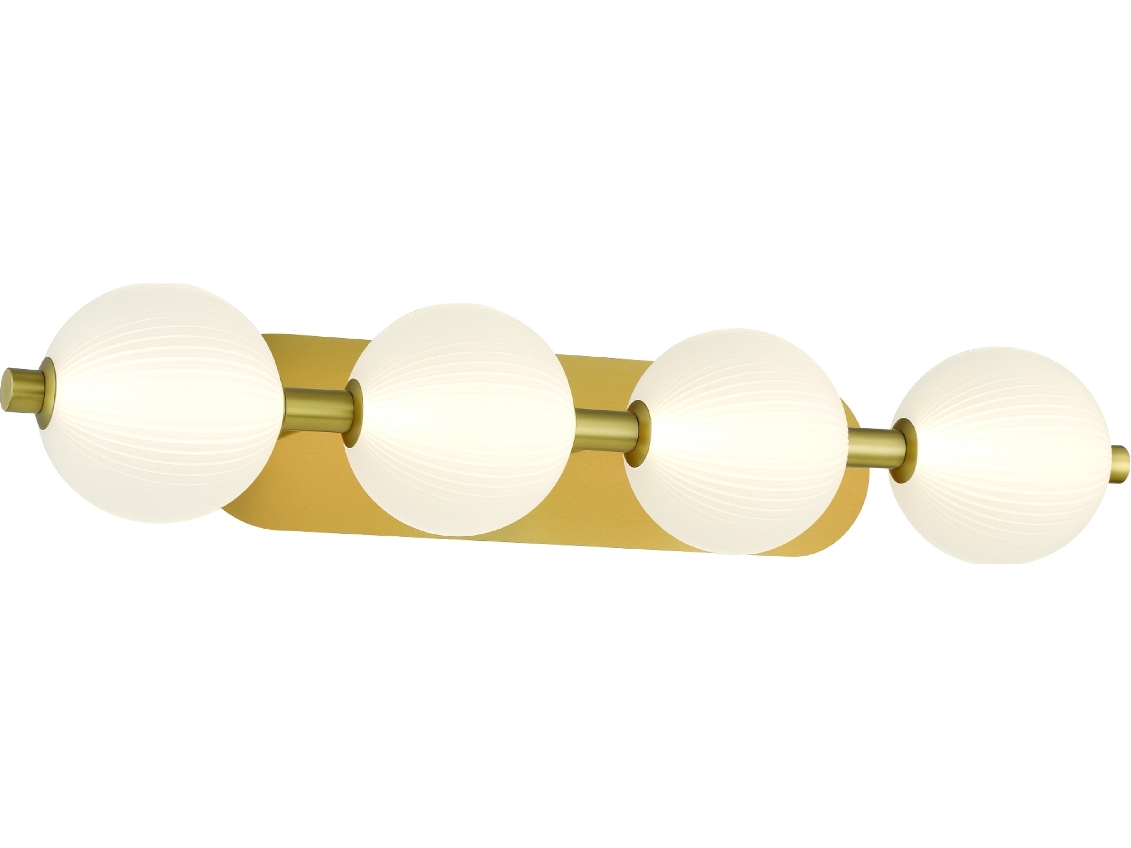 Eurofase Palmas 4-Light Gold Vanity Light