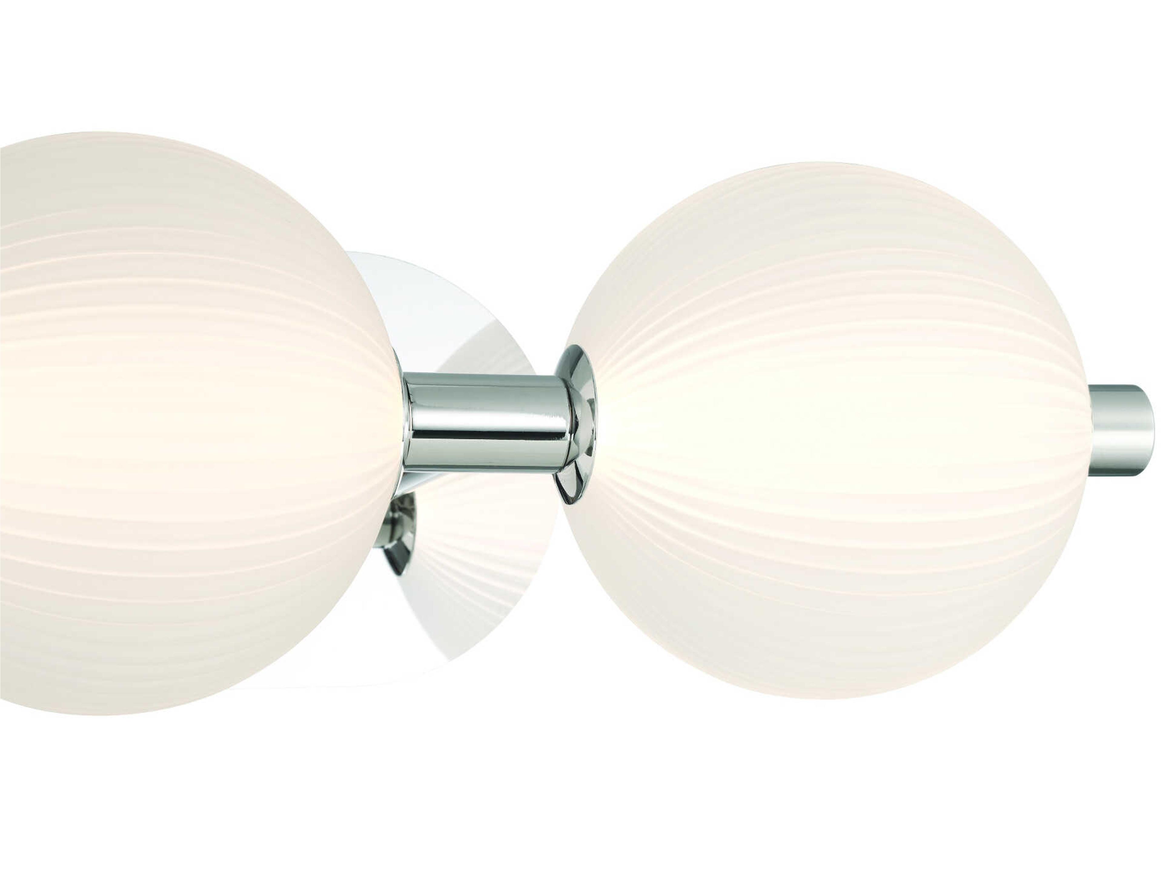 Eurofase Palmas 4-Light Nickel Vanity Light