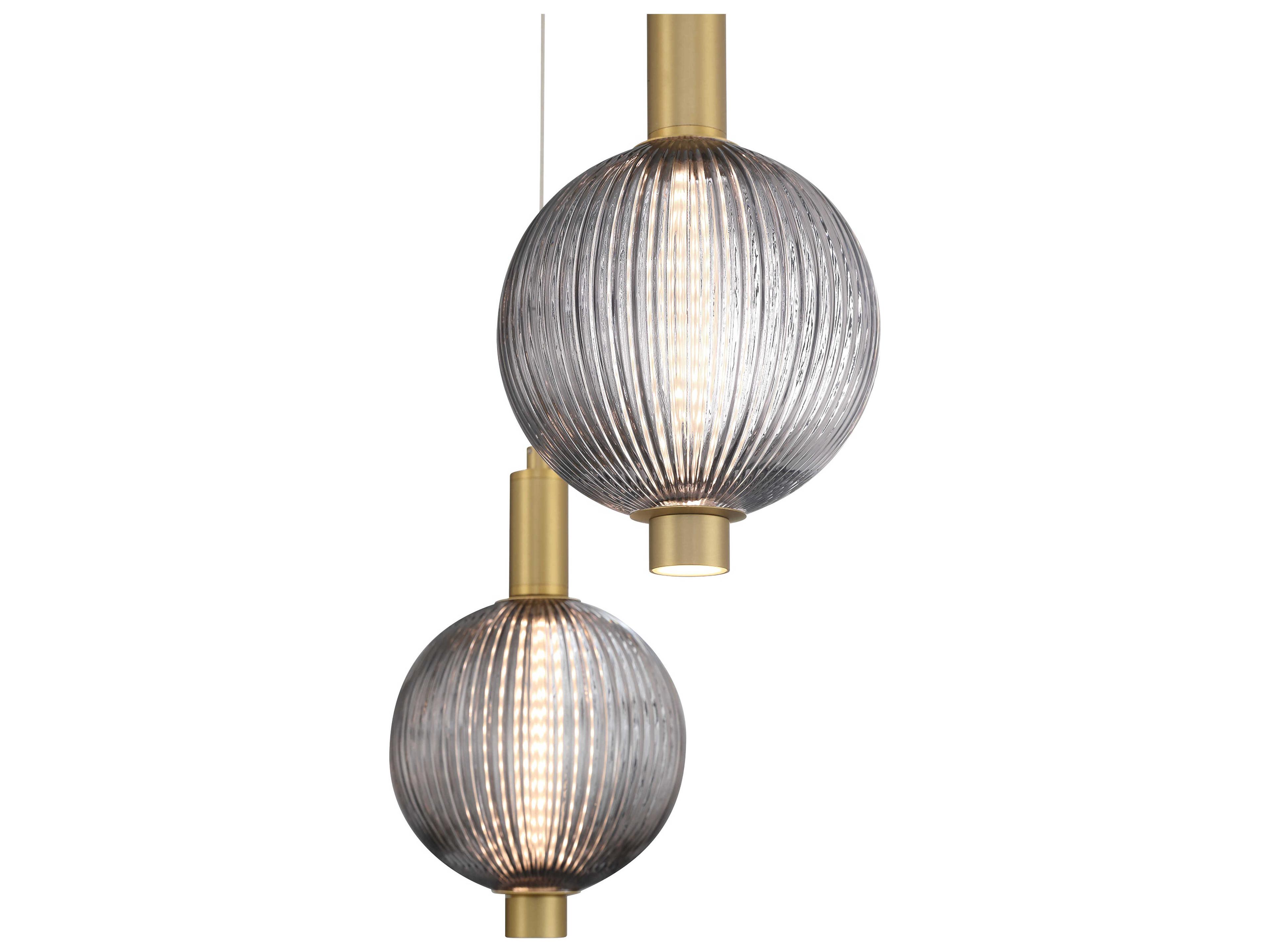 Eurofase Palmas 5-Light Gold Globe Pendant