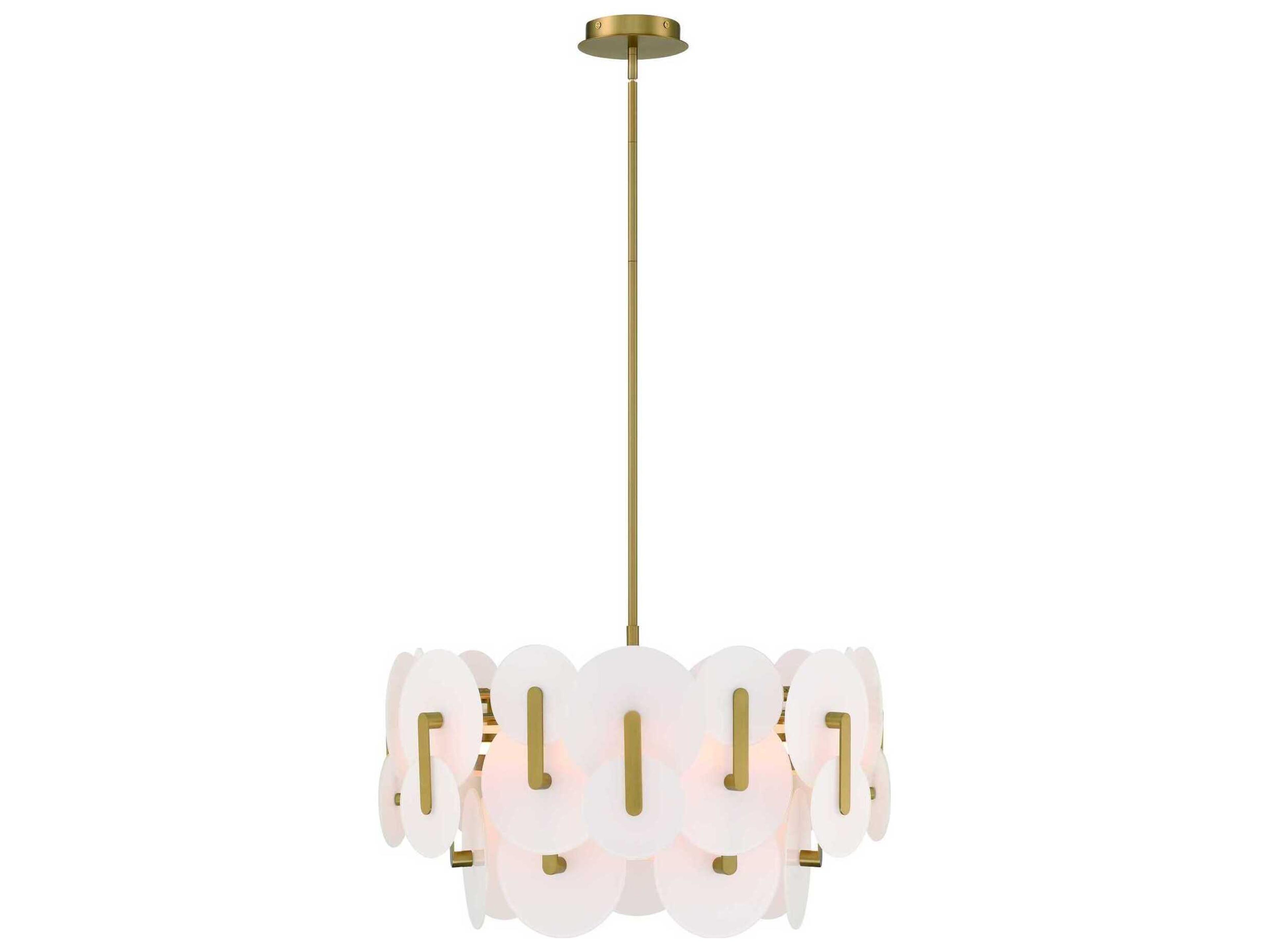 Nuvola 2-Light Gold Chandelier